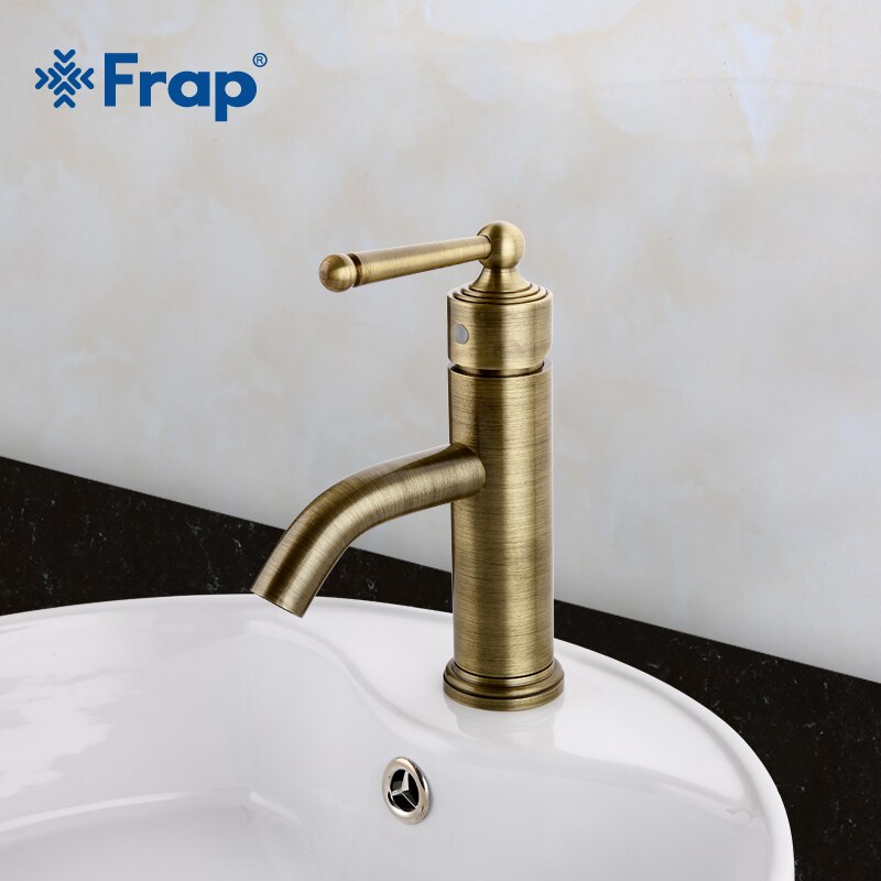 Смеситель д/раковины F1052-11 бронза     (ф40, на гайке)  FRAР - миниатюра №8