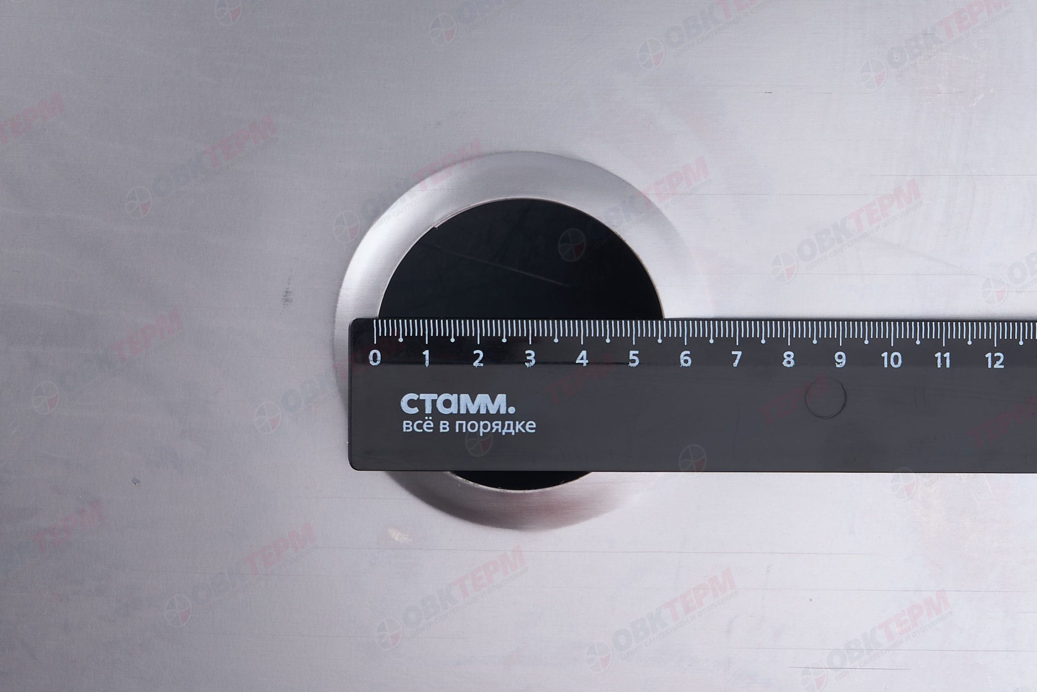 TRIO  Мойка НАКЛАДНАЯ 50*60R*0,40мм   БЕЗ СИФОНА - миниатюра №10