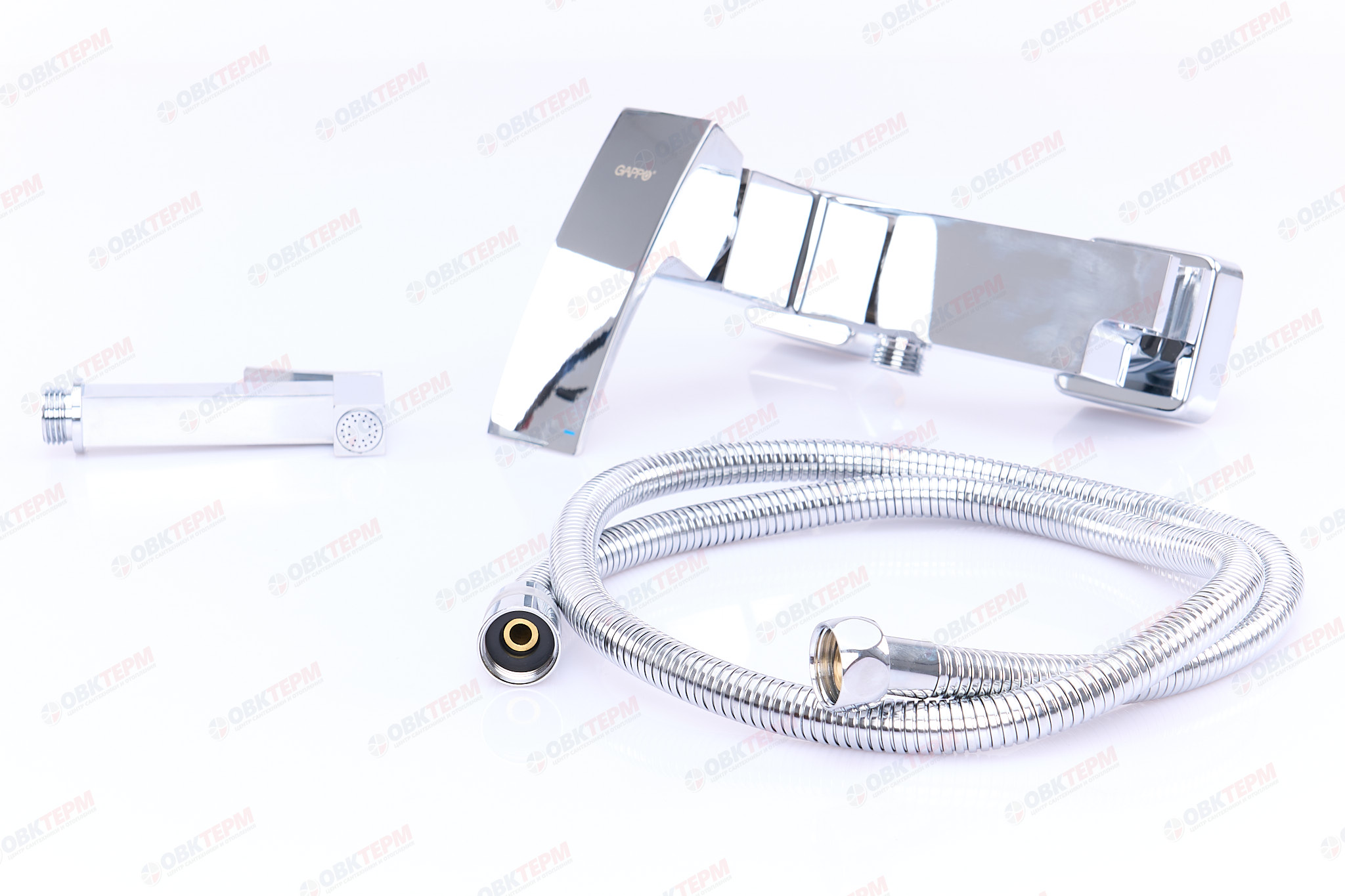 Смеситель с гигиеническим душем GAPPO G2007 латунь /хром - миниатюра №6