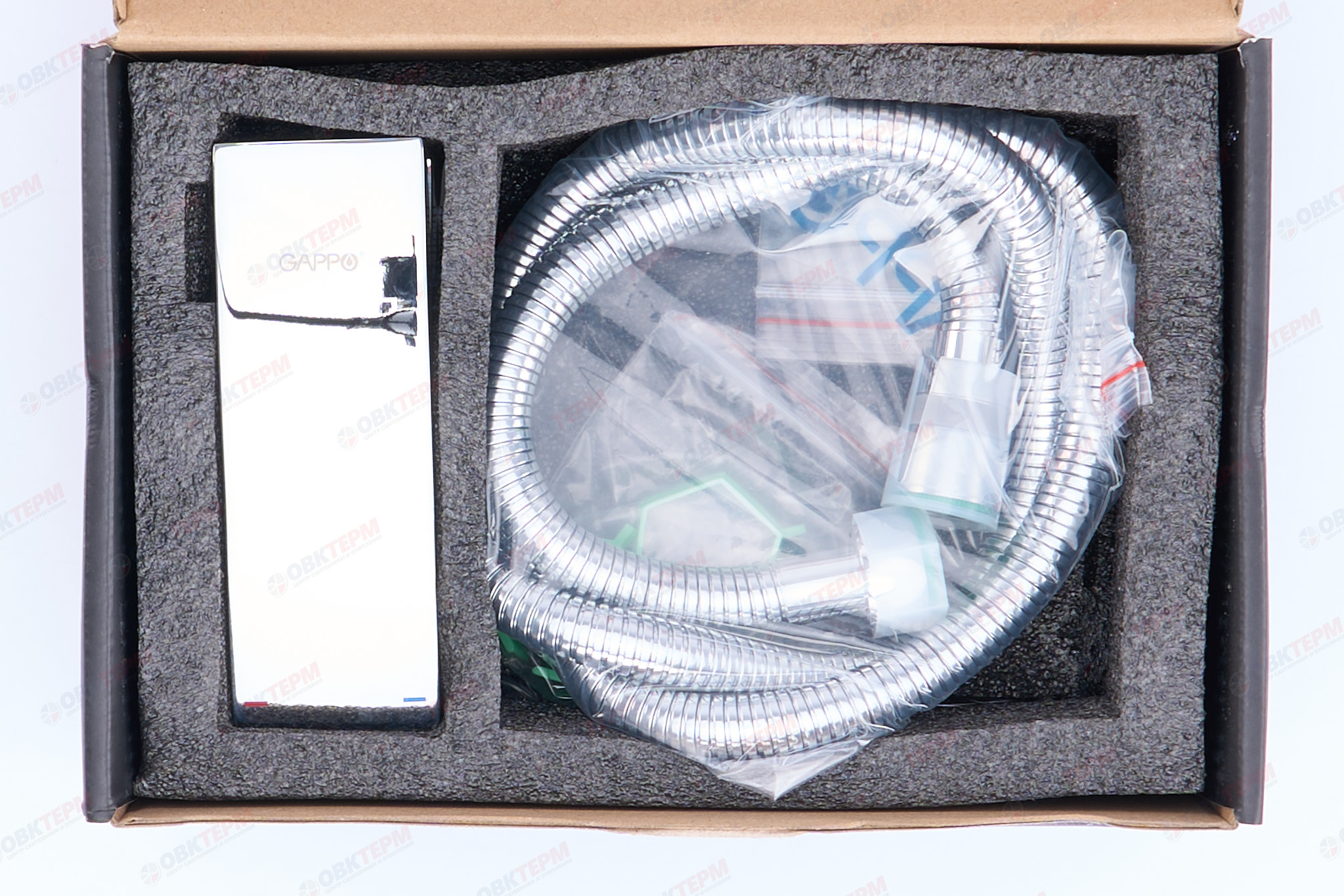 Смеситель с гигиеническим душем GAPPO G2007 латунь /хром - миниатюра №8