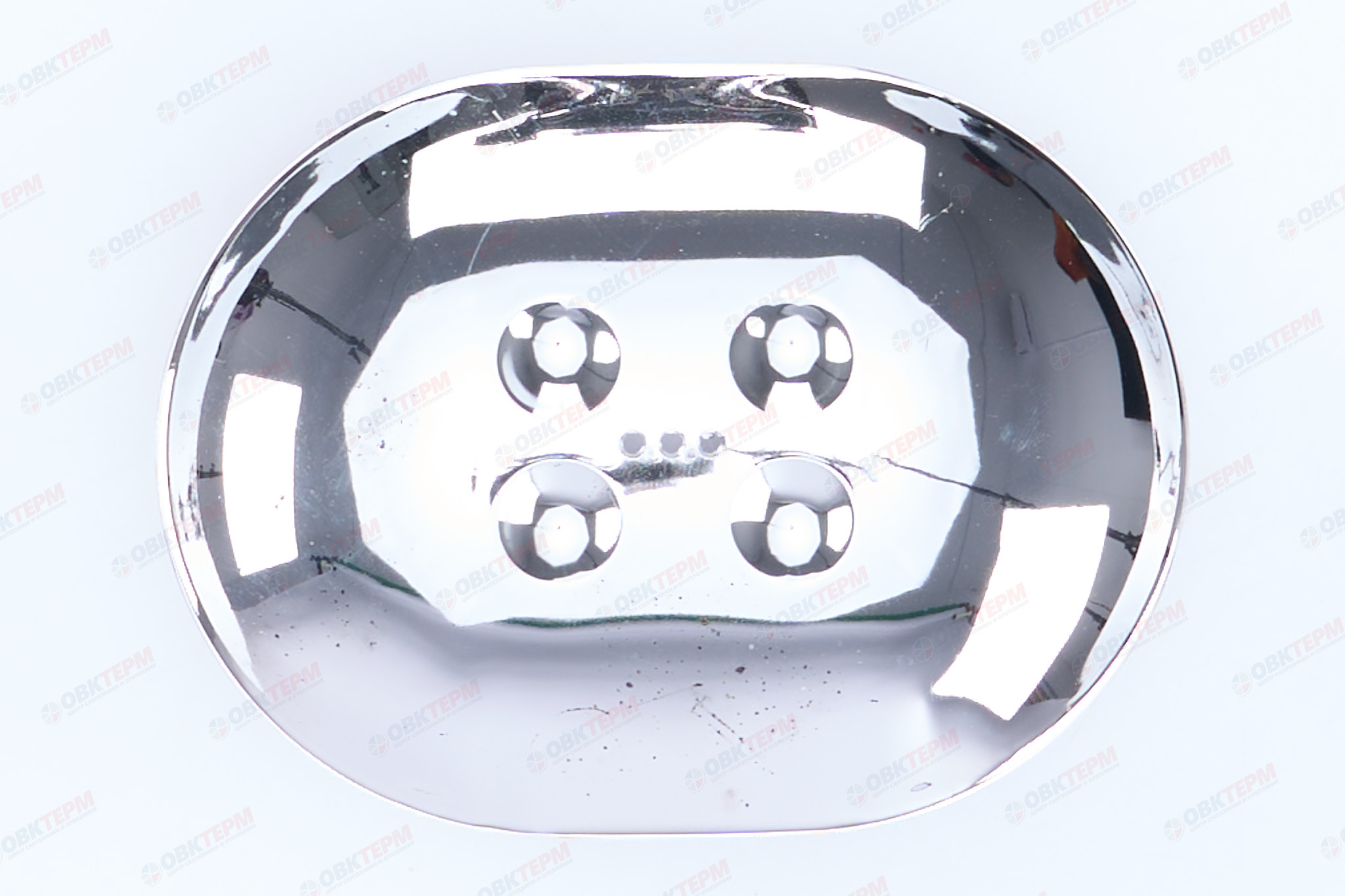 Мыльница настольная  метал  ZERIX Z202    (100 шт/ящ) - Изображение №3