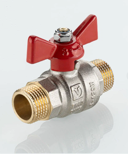 Кран шаровый        Valtec     1" НН     бабочка BASE ГОСТ  (6/24) - Изображение №1