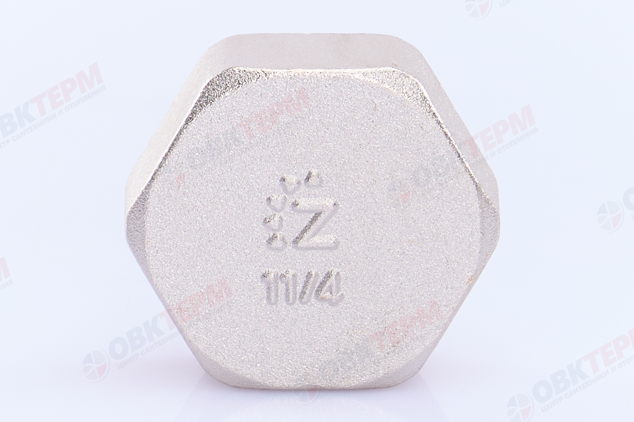 Заглушка 1 1/4" в   Никель ZEISSLER                   (100/10) - Изображение №5