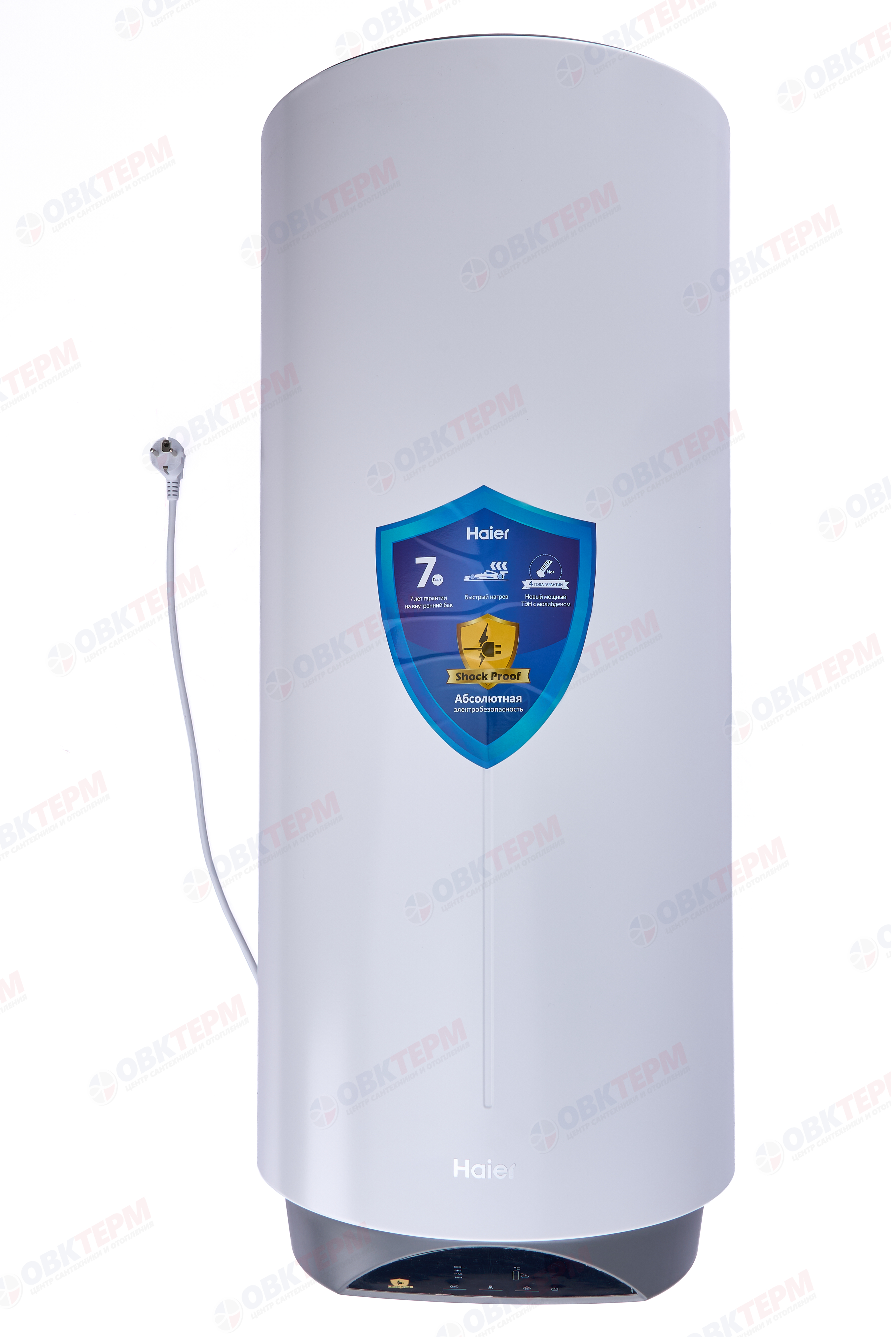 Бойлер  Haier ES   80V- VH3 VOLT PLUS -  (вертикальный, тэн 3,3 кВт, в995,ш410,г421) - миниатюра №2