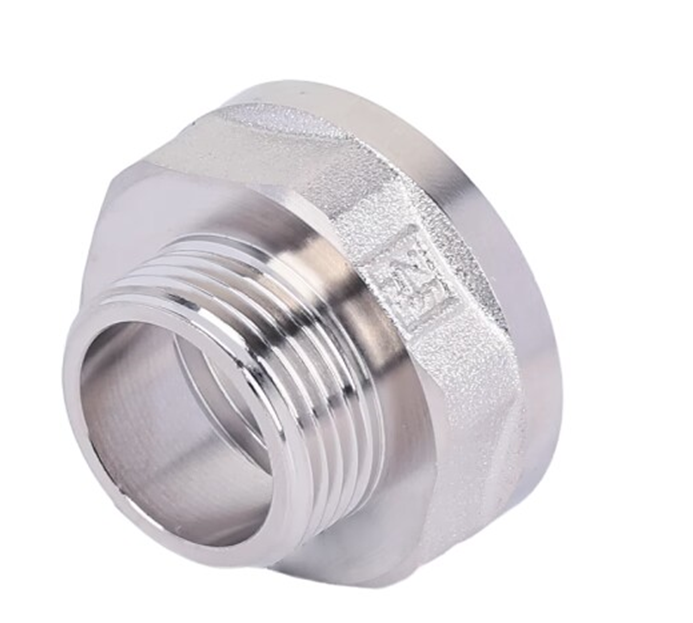 Переходник    3/4" - 1/2"  Никель ZEISSLER                  (200/10) - Изображение №2