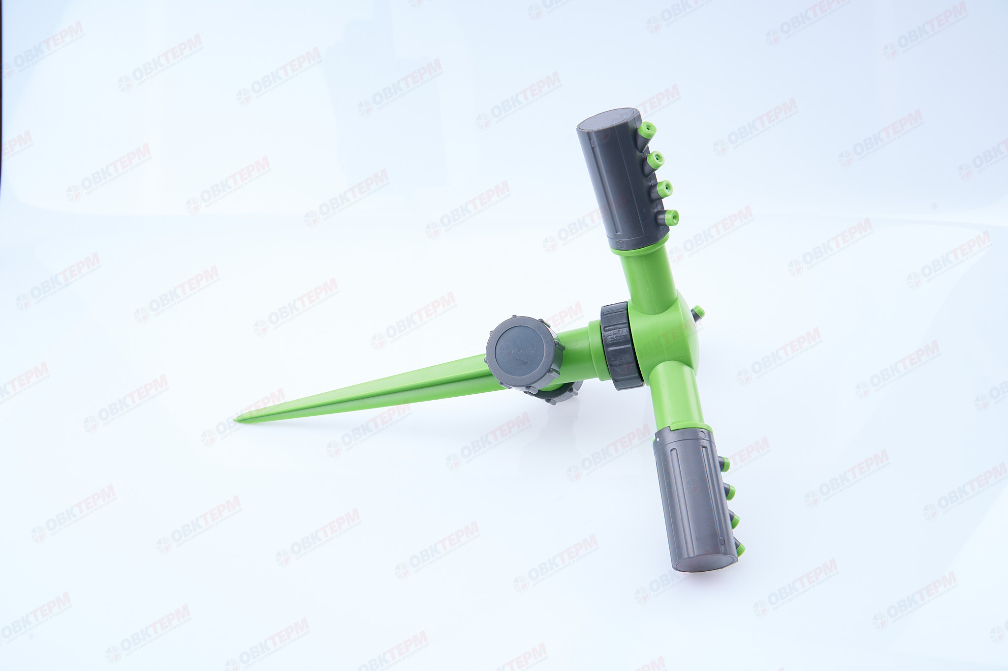 Распылитель круговой с боковой подачей на колышке (ABS) (100/25 шт) PLAMIX/CRAB  PL-524 - Изображение №3