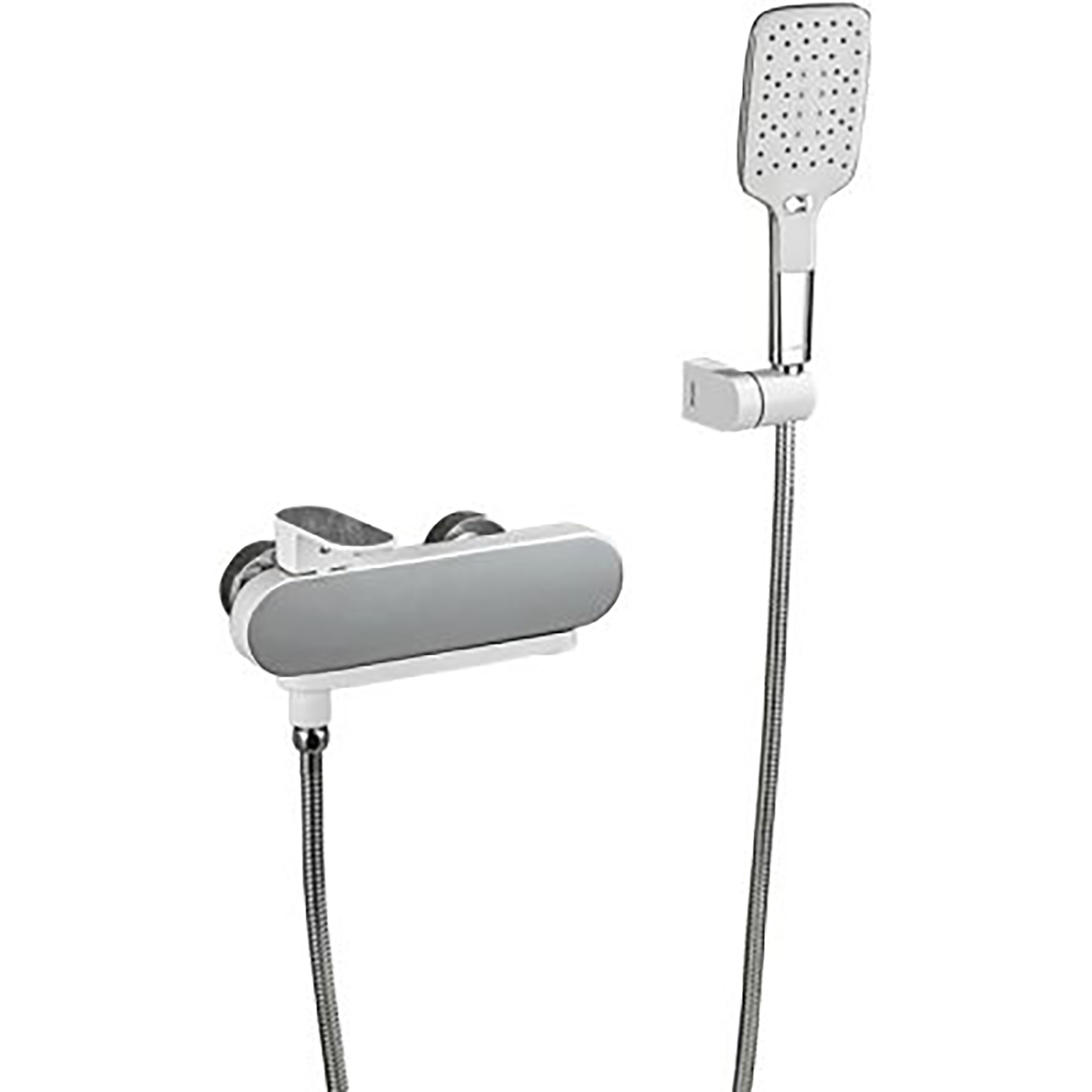 Смеситель д/ванны GAPPO G3283-8 латунь /белый /Ø35мм /лейка 2 реж. - Изображение №1