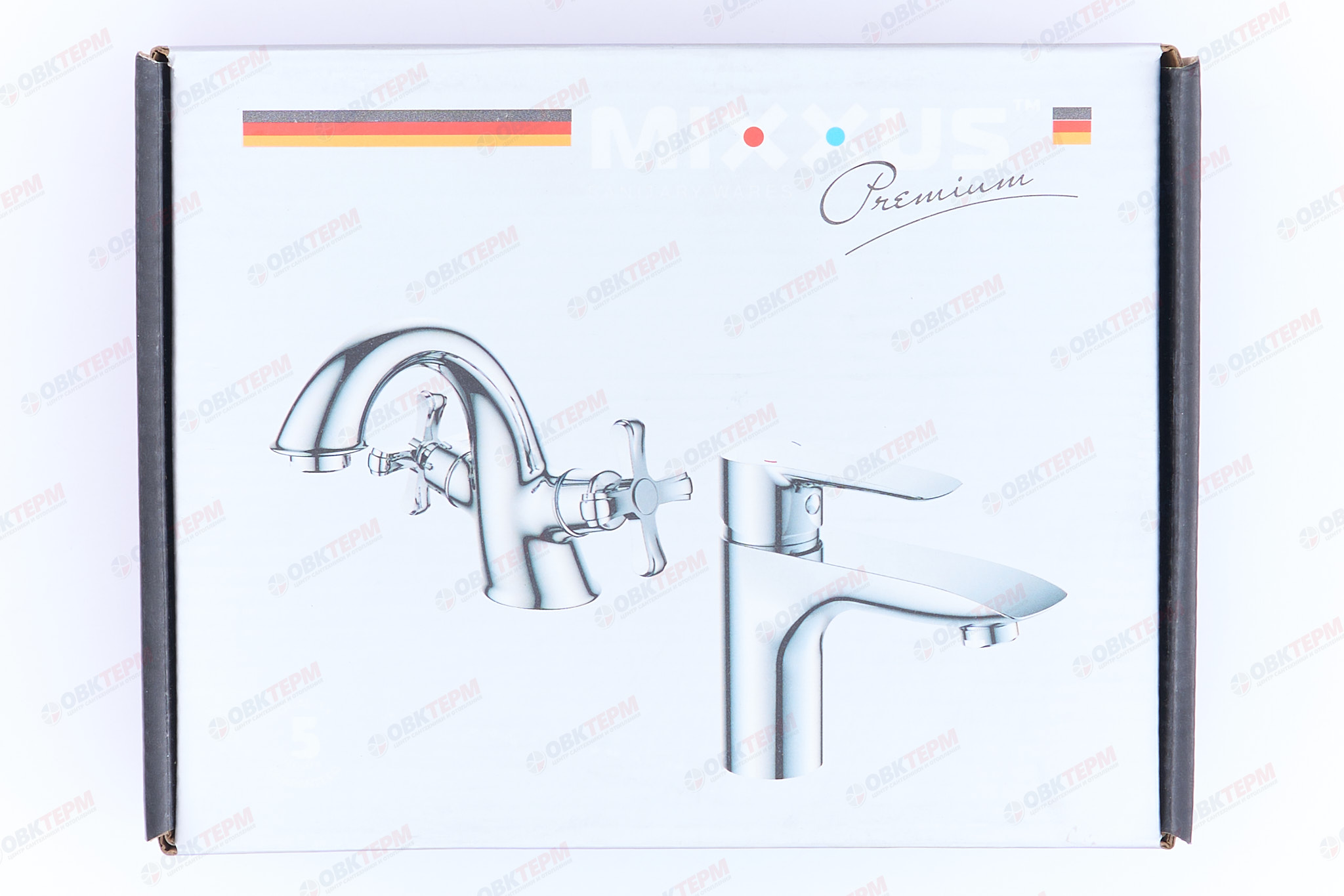 Смеситель д/умывальника MIXXUS PREMIUM KVADRO 001 Ø35  ГАЙКА (10 шт/ящ) - миниатюра №6