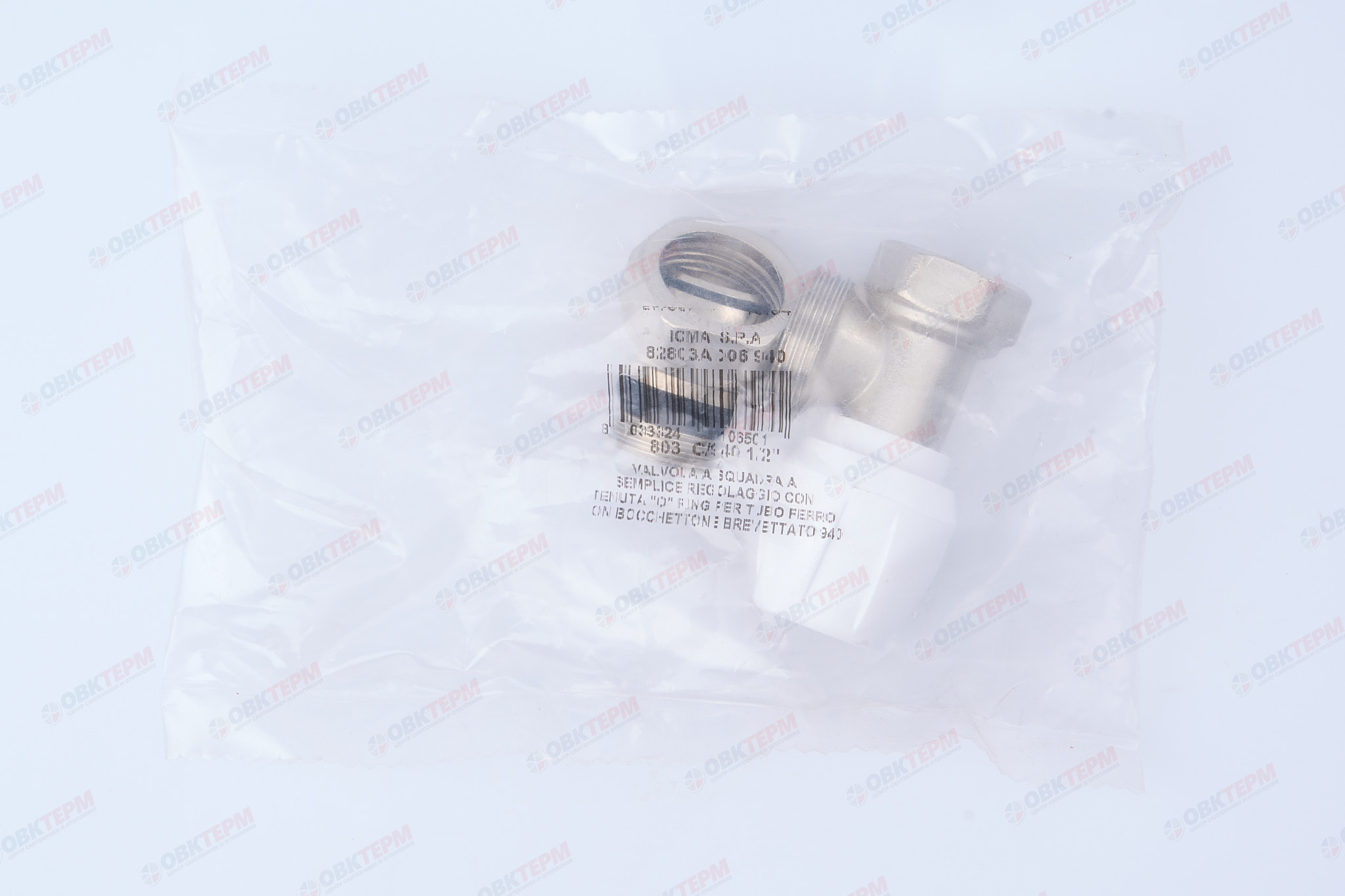 Кран рад.  ICMA верхний угловой 803 + 940 (антипротечка) 1/2"        (50) - миниатюра №7