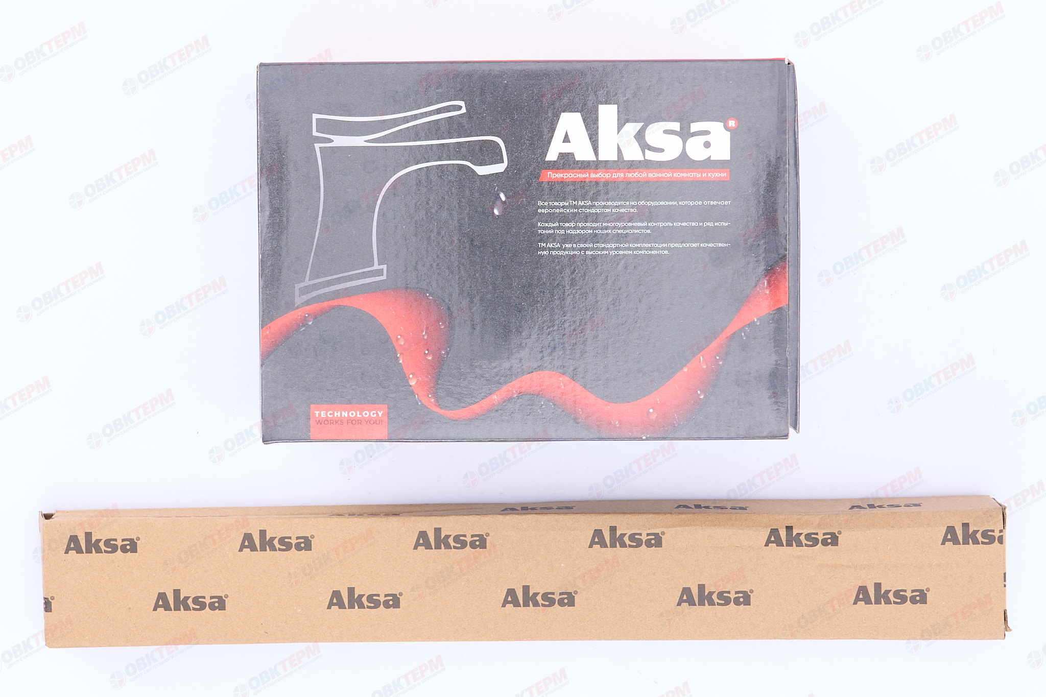 Смеситель д/ванны AKSA DTM-07-02 Ø40  (10 шт/ящ) - Изображение №5