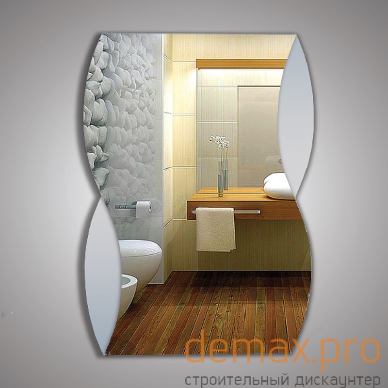 Зеркало  480х675 матовые вставки   45116 КЗСК - миниатюра №2