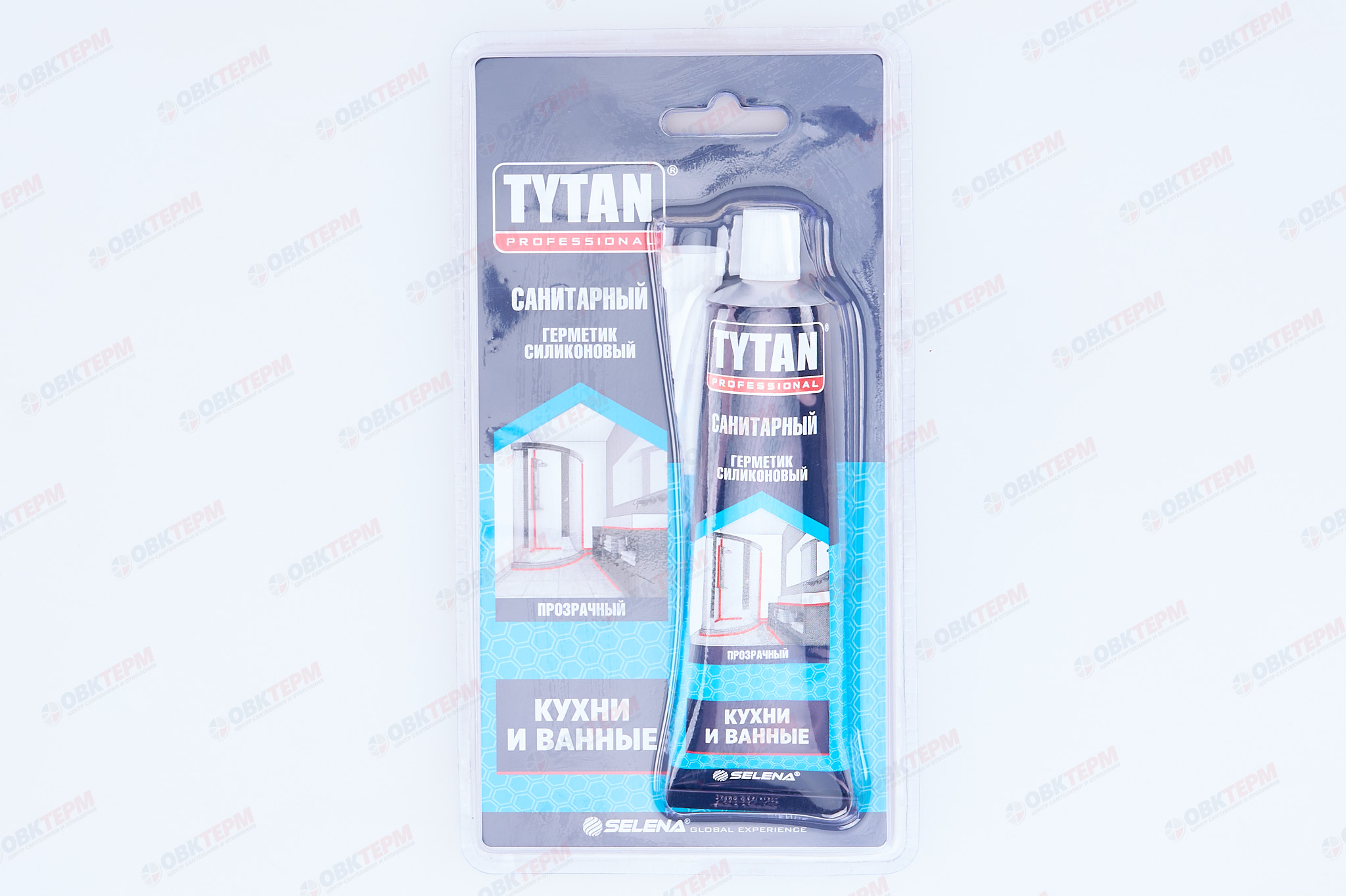 Герметик силиконовый Санитарный прозрачный 85мл (24шт/уп) Tytan Professional - Изображение №4