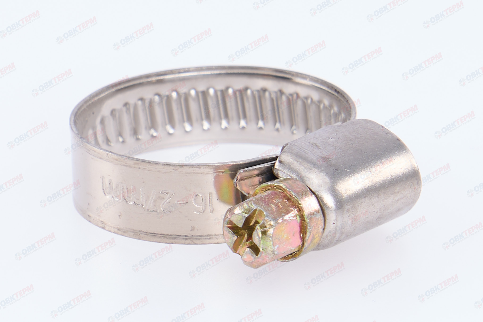 Хомут   16-27  3/4" (под отвёртку)       (100 шт) - Изображение №1