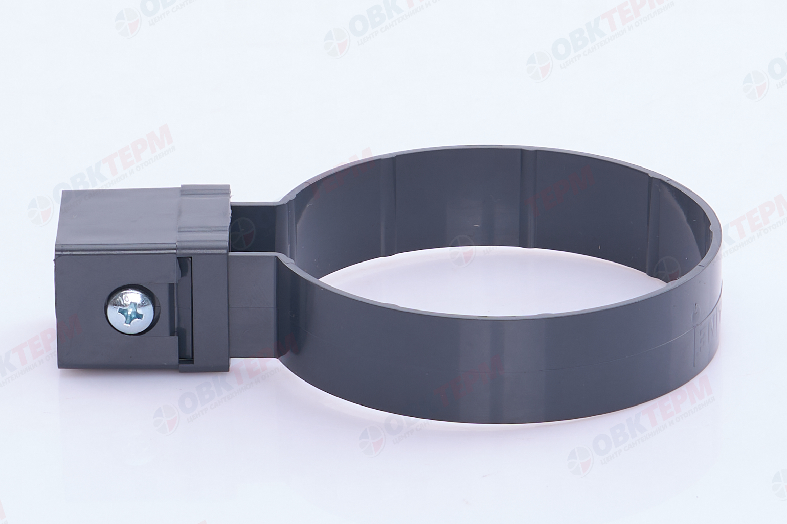 Хомут трубы Kliker ПВХ Grand Line Premium графит (инд.упак.) (RAL 7024) (уп. 120шт) - Изображение №5