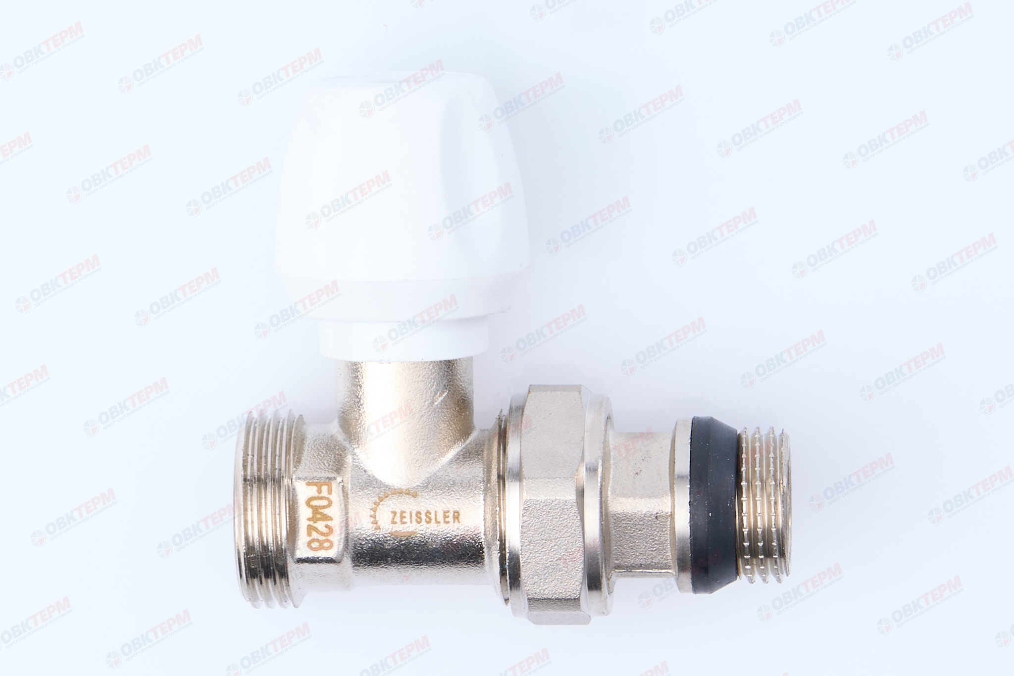 Кран рад.     TIM   верхний прямой 1/2"х3/4" под евроконус (ZEISSLER)   RD202.02E - миниатюра №2