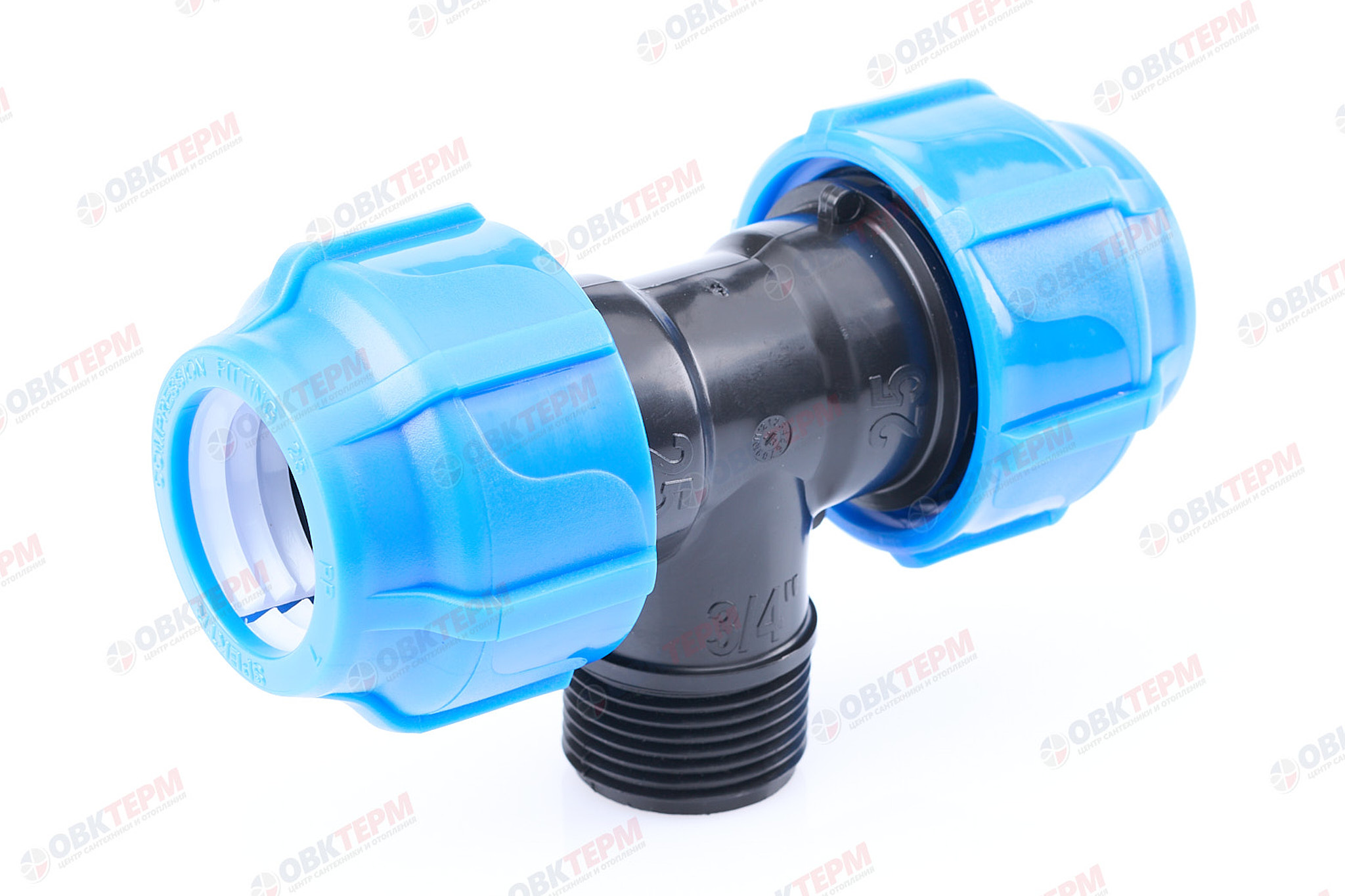 Тройник   25 *  3/4" н * 25    ПНД  Spektr    (225/15шт) - Изображение №1