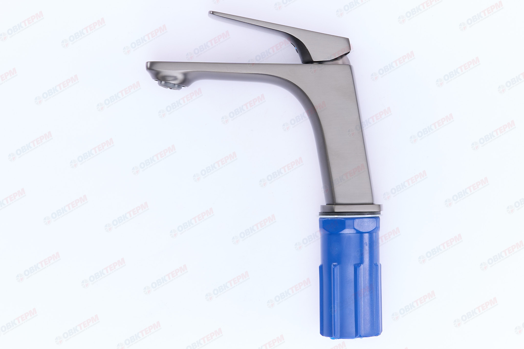 Смеситель д/умывальника FRAР F1087-9 латунь /оружейная сталь (Ø35, на гайке) (10 шт) - миниатюра №4