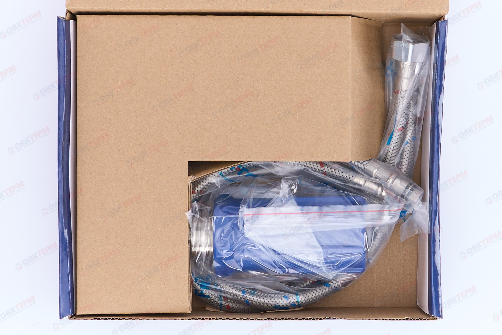 Смеситель д/умывальника FRAР F1087-9 латунь /оружейная сталь (Ø35, на гайке) (10 шт) - миниатюра №7