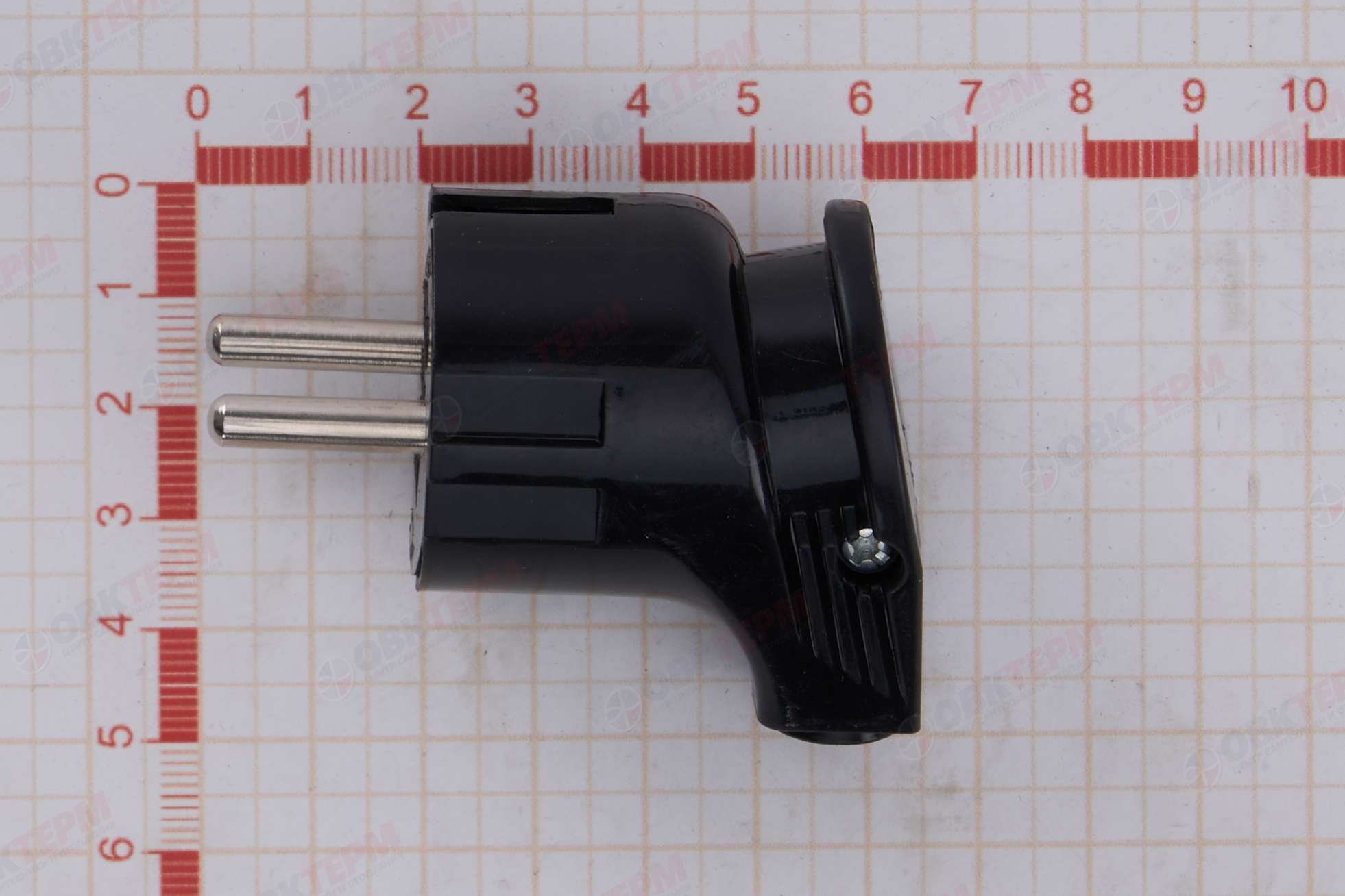 Вилка угловая с/з STEKKER, PPG16-46-202, пластик, 250В, 16A, IP20, черный - миниатюра №6