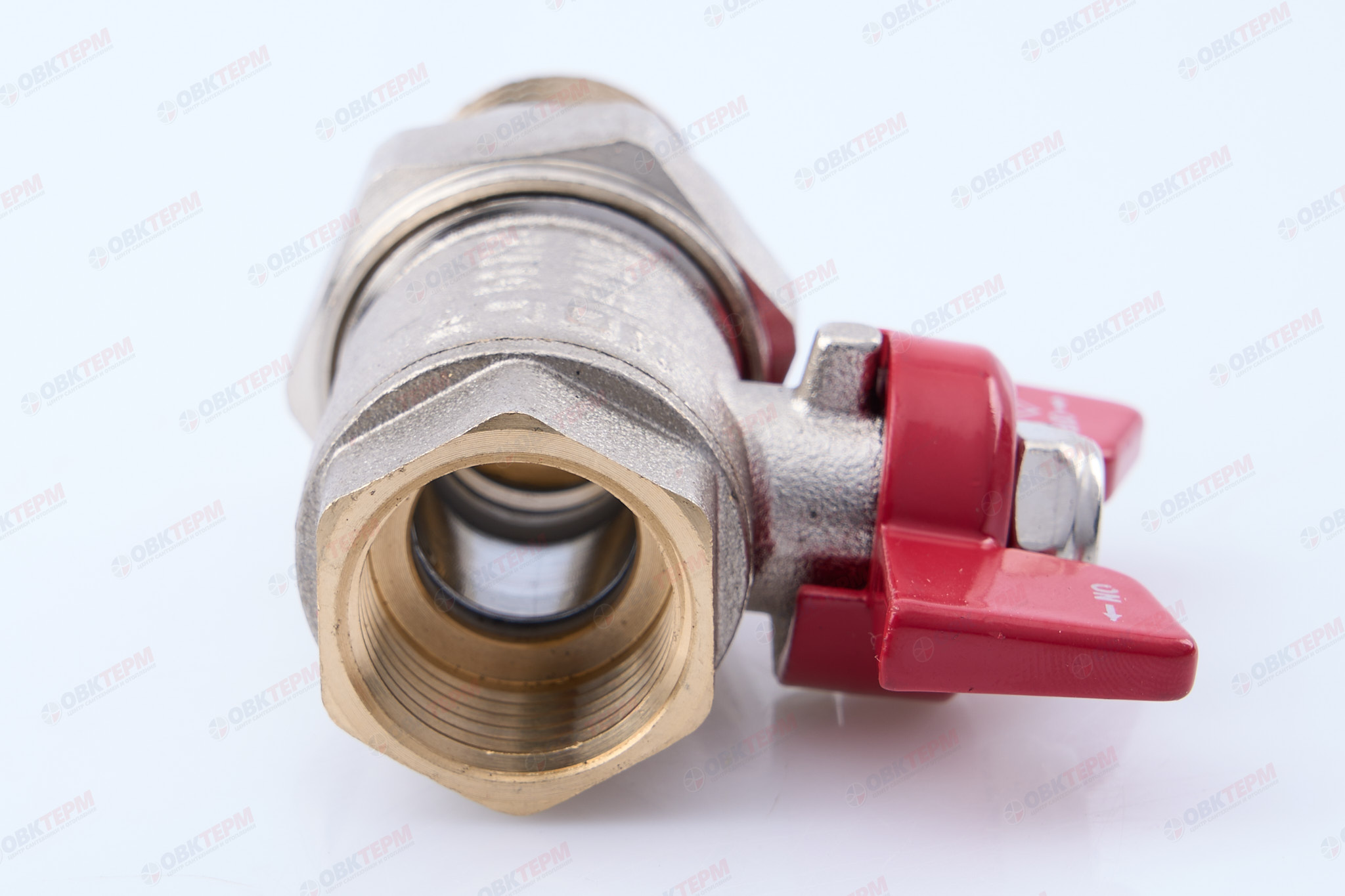 Кран шаровый  с американкой  NOLF Classic        1/2" ВН   бабочка    ПРЯМОЙ  (96/12) - миниатюра №6