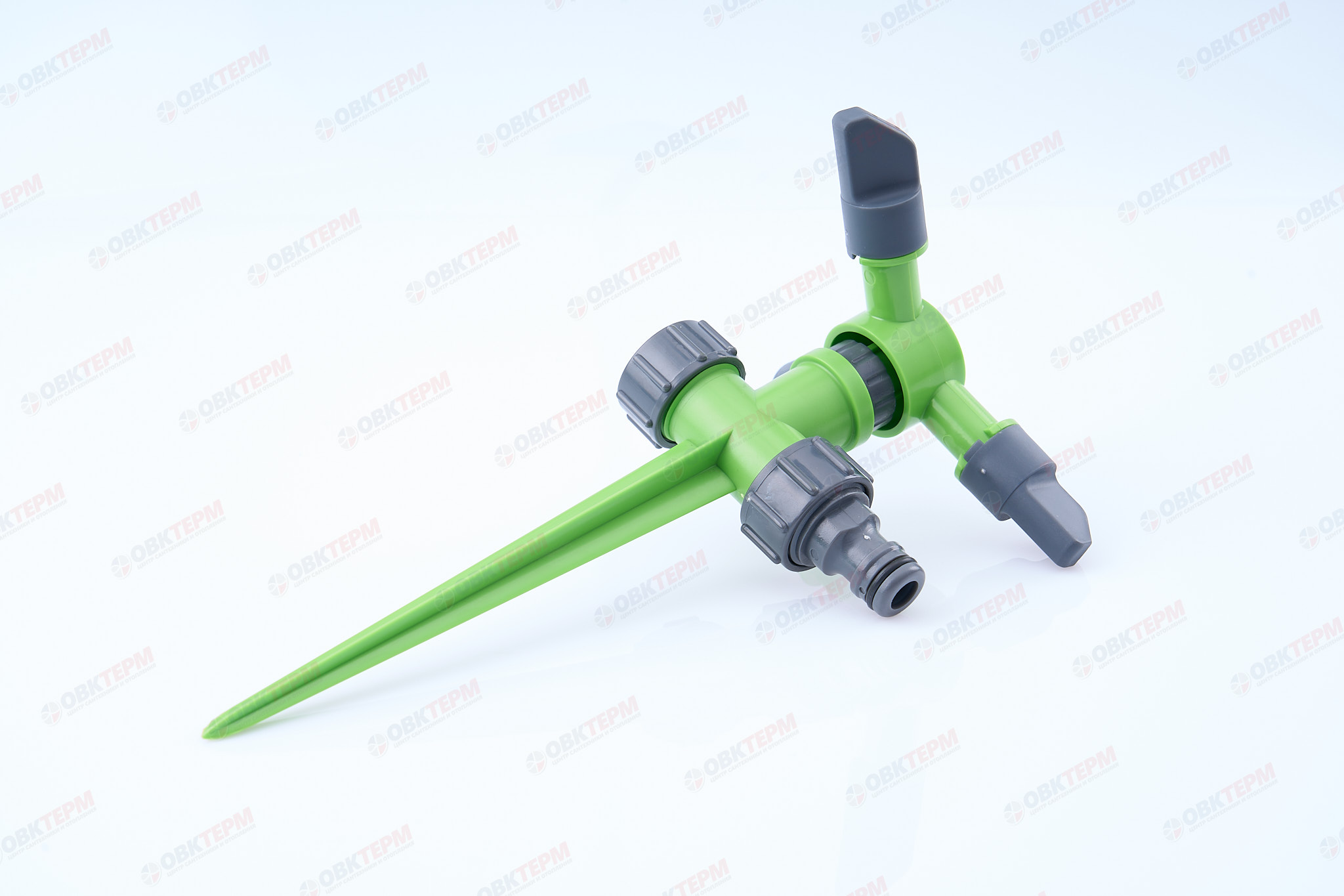 Распылитель круговой с верхней подачей на колышке (ABS) (100/25 шт) PLAMIX/CRAB  PL-522 - Изображение №1