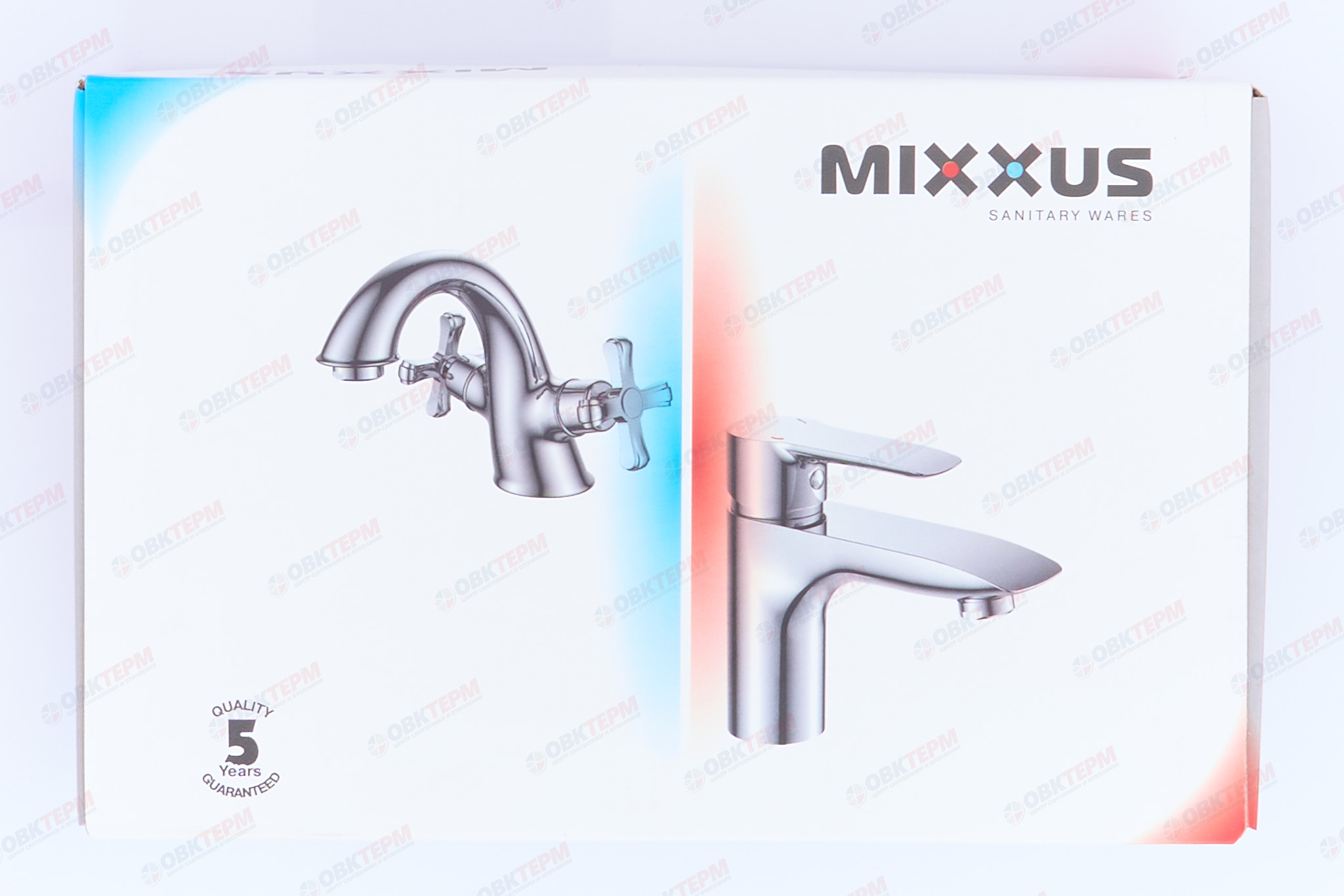 Смеситель д/ванны корот. MIXXUS ELBA 009 EURO Ø40 (12 шт/ящ) - миниатюра №6