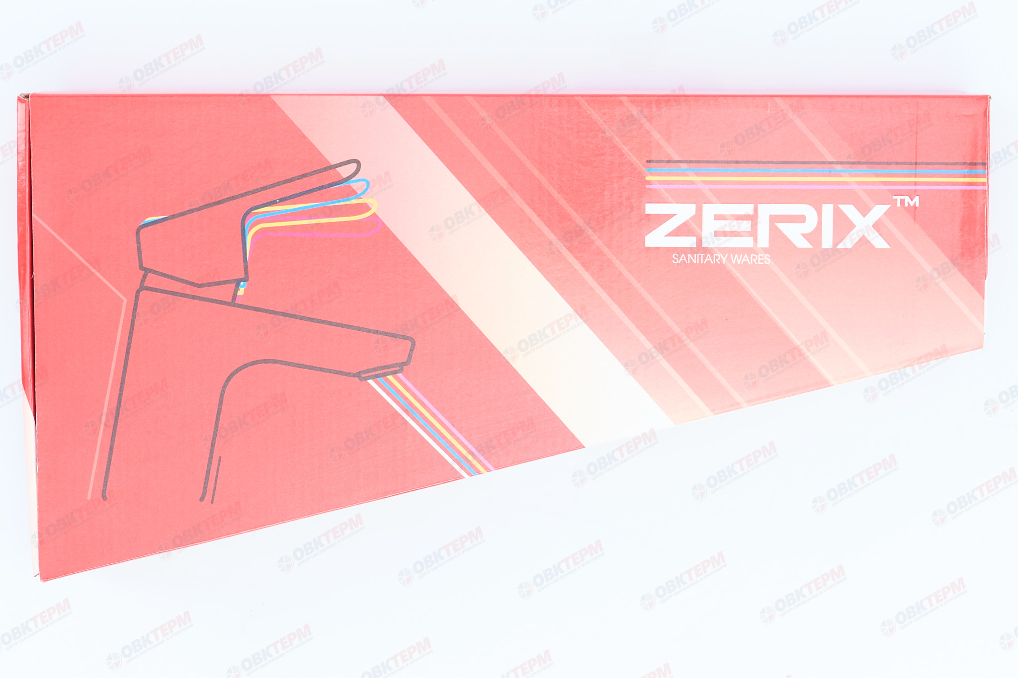 Смеситель д/кухни REFLECTOR ZERIX SOP7 045 Ø40 WHITE ГАЙКА (10 шт/ящ) - миниатюра №6