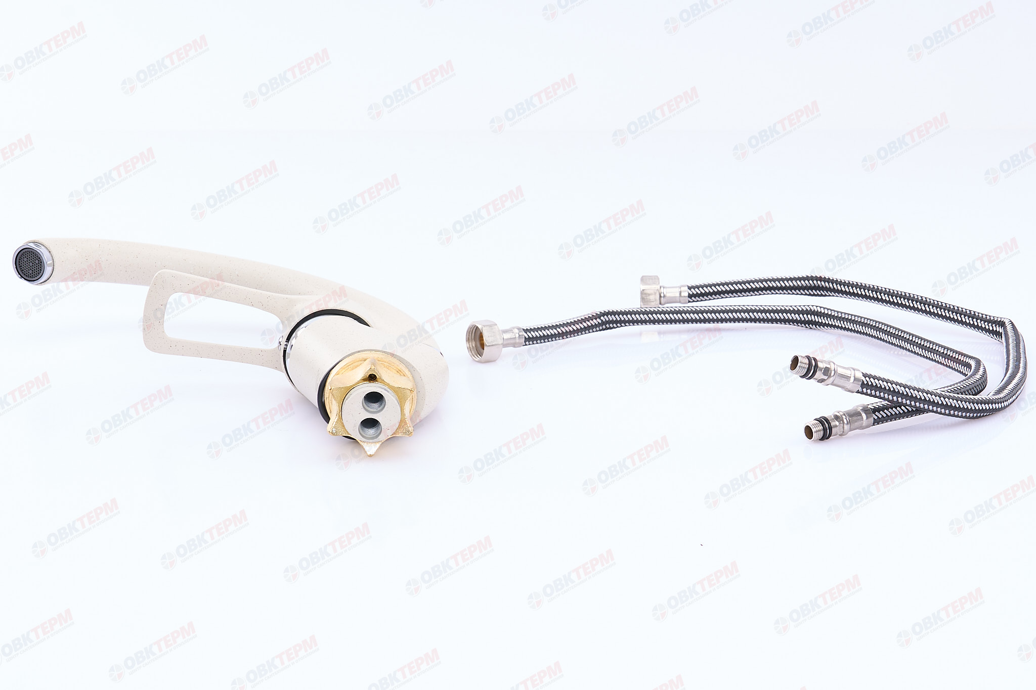 Смеситель д/кухни ZERIX YUB 181 BEIGE (10 шт/ящ) - миниатюра №4