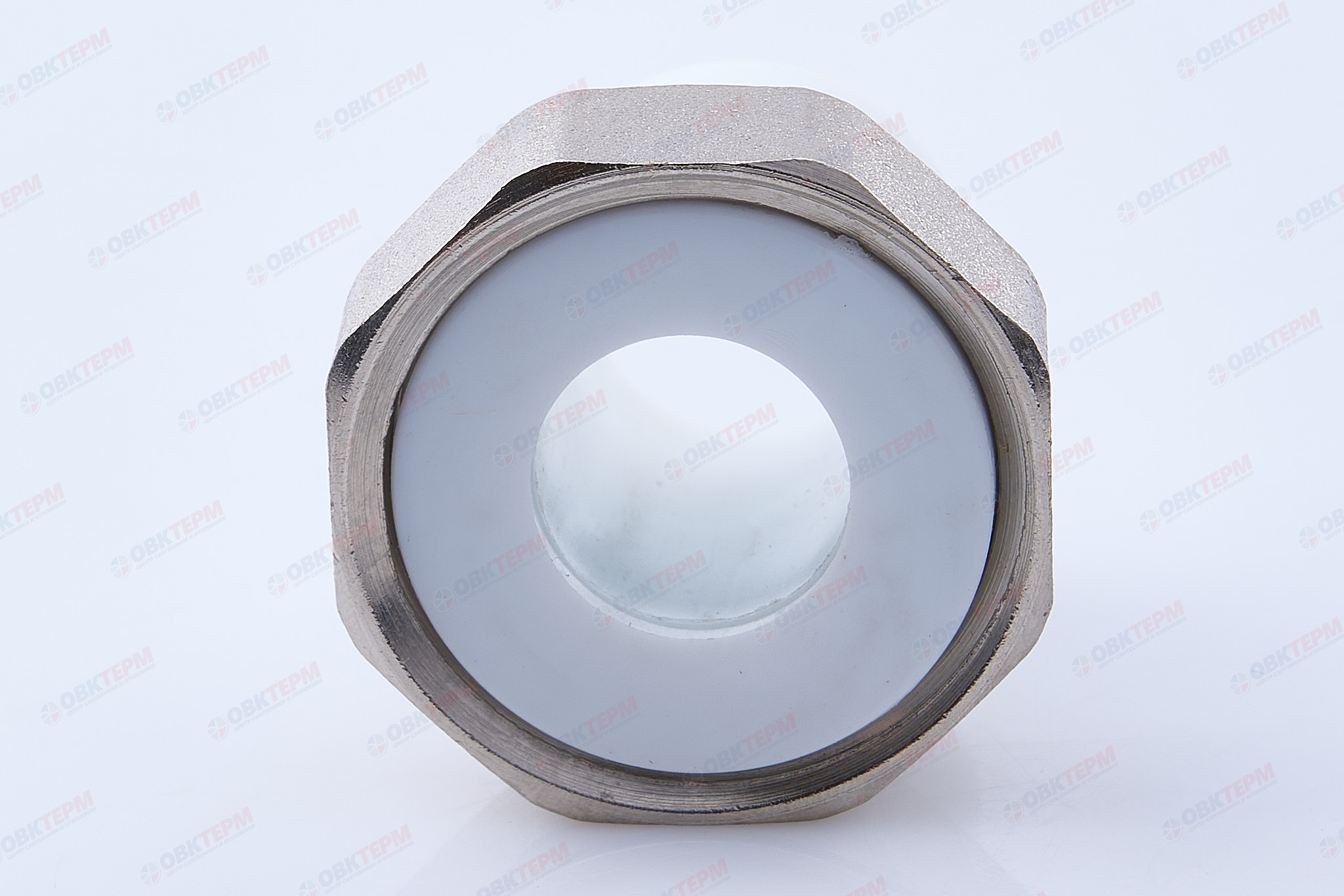 Штуцер с накидной гайкой 25* 1"     (VALFEX)  белый   (200/50) - миниатюра №5