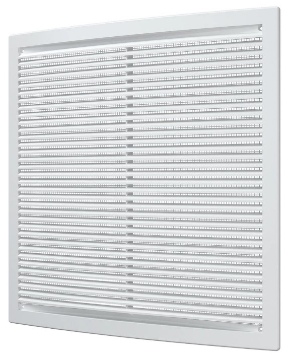 Решетка вентиляционная РЦ Ш250*В250, антимоскитная сетка, пластик (35шт/уп) Эра - Изображение №1