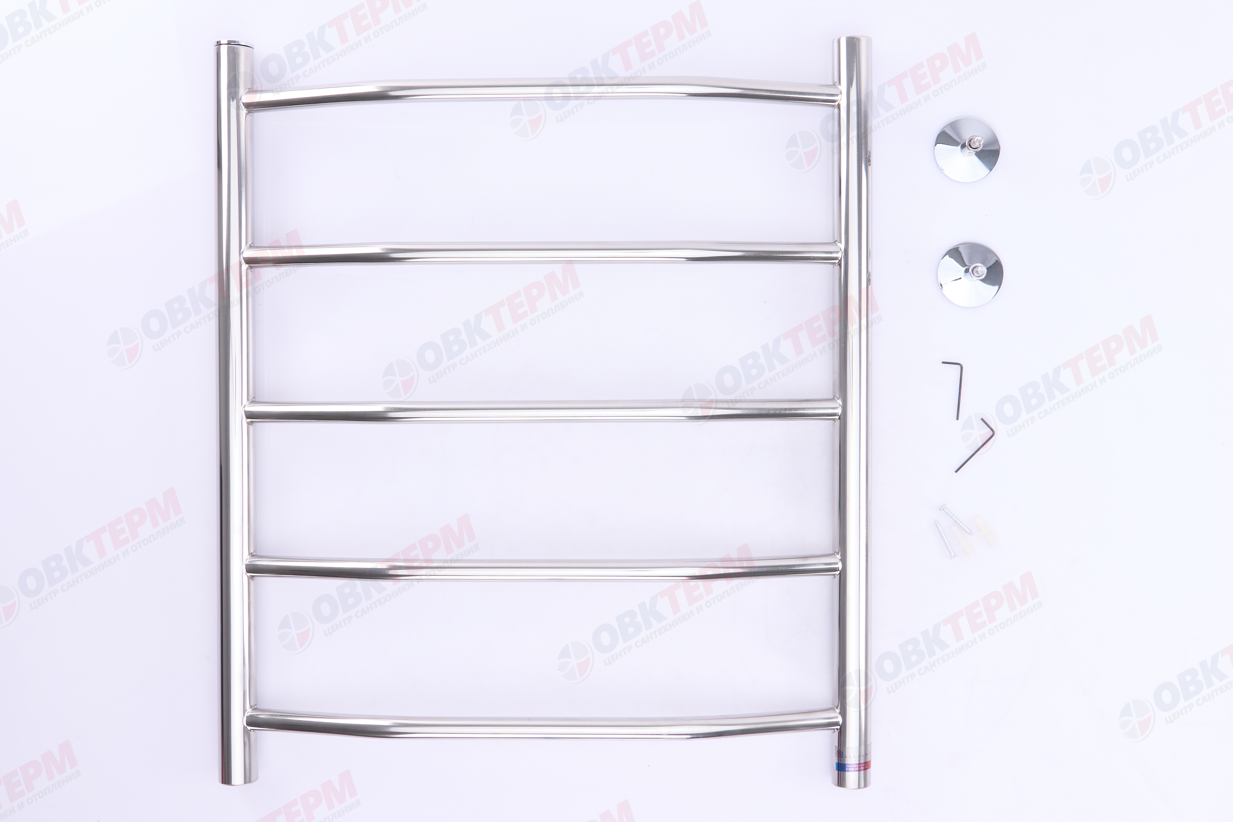 Полотенцесушитель лесенка ТДА ЛНК 50 х 60 Л вн.резьба 1/2" 5 перекладин АДВ - Изображение №3