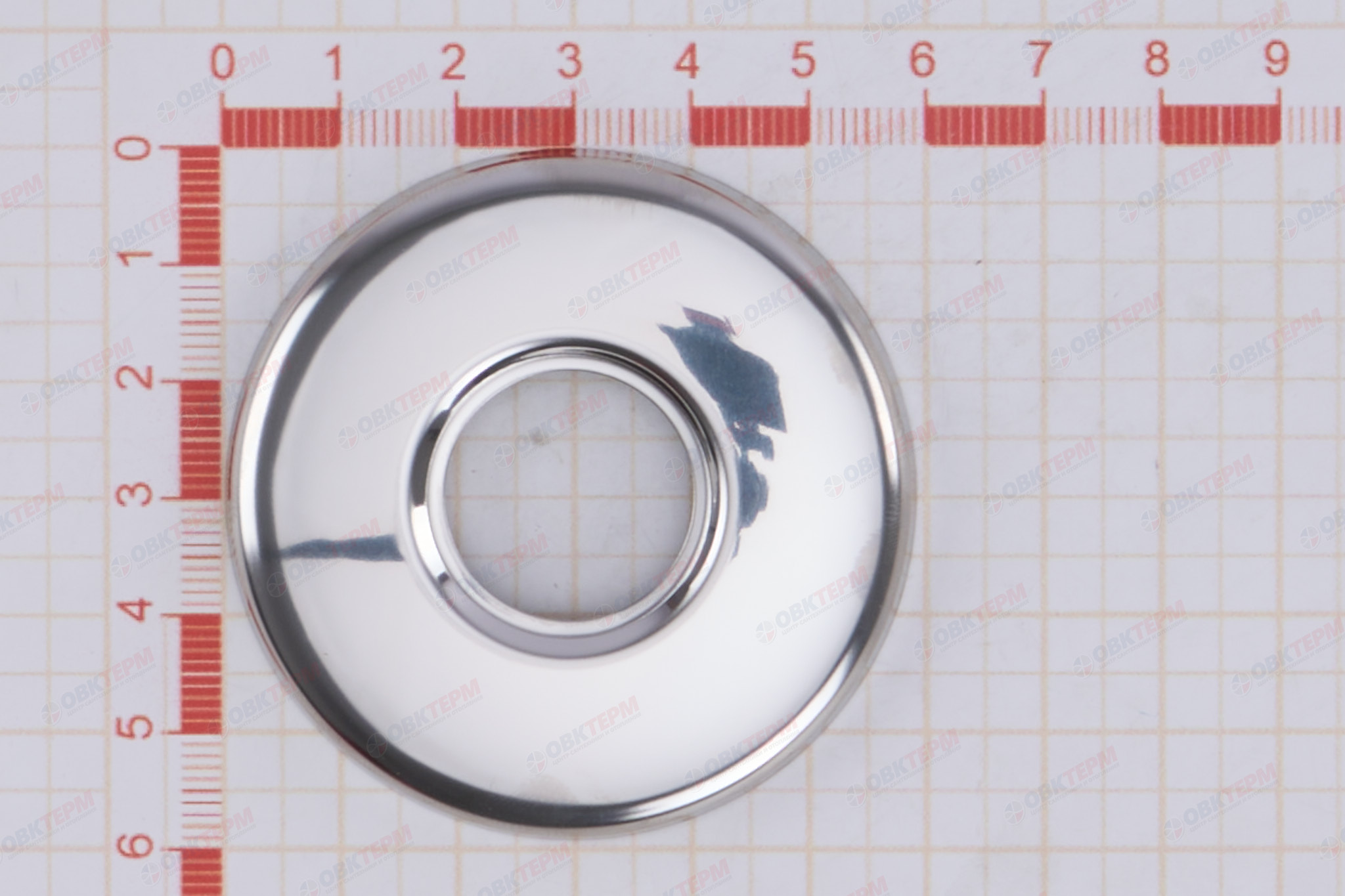 Чашка декоративная TIM (хромированная) плоская 1/2  7мм (100шт/1000ящ) - Изображение №4