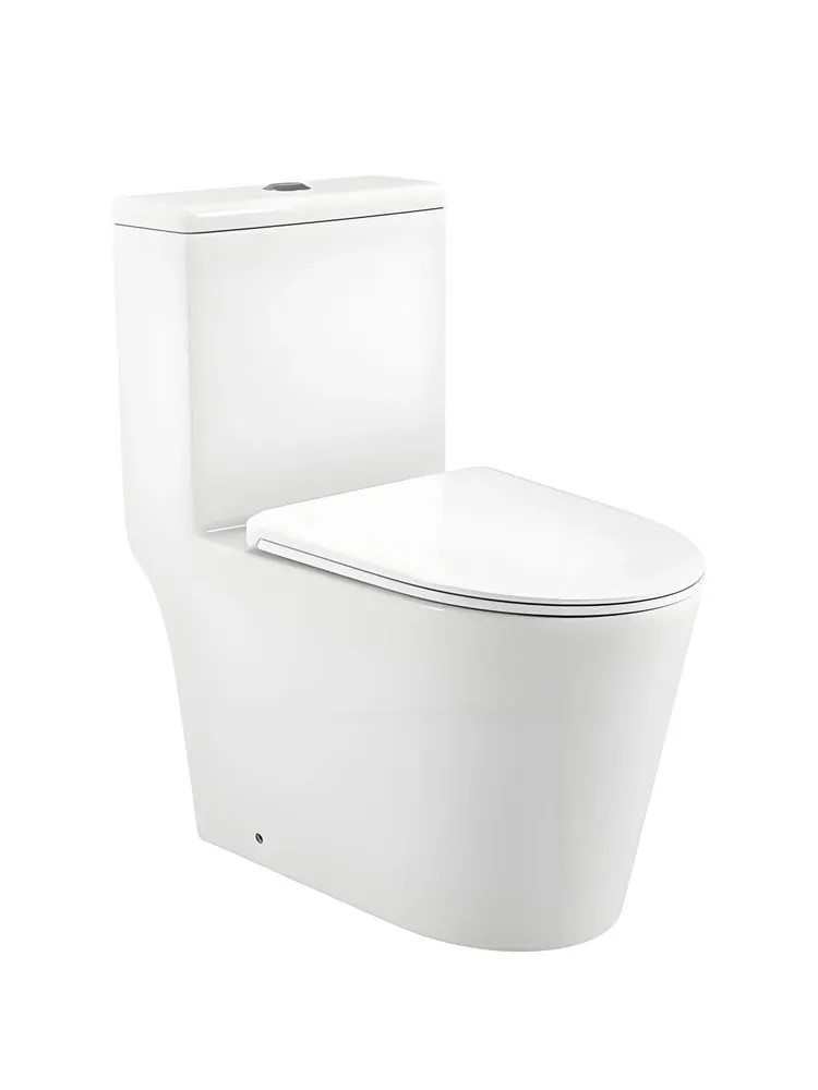 Унитаз-моноблок EVA GOLD EG407T, (безободковый ,сиденье тонкое ДП,арматура с гофрой и подводкой) - Изображение №2