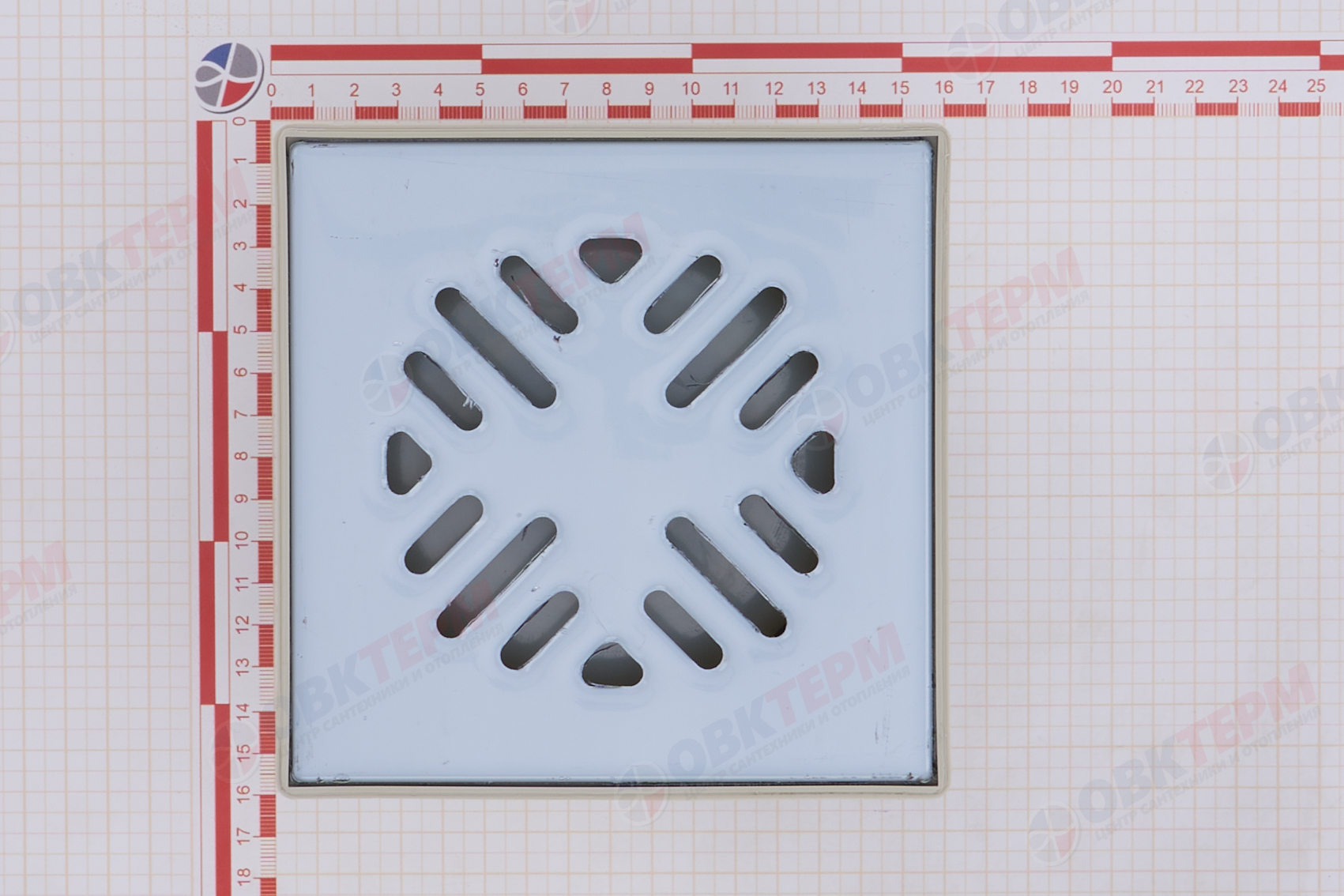 Трап  ТП 110 вертикальный НЕРЖ  150*150  (сухой затвор) - Изображение №4