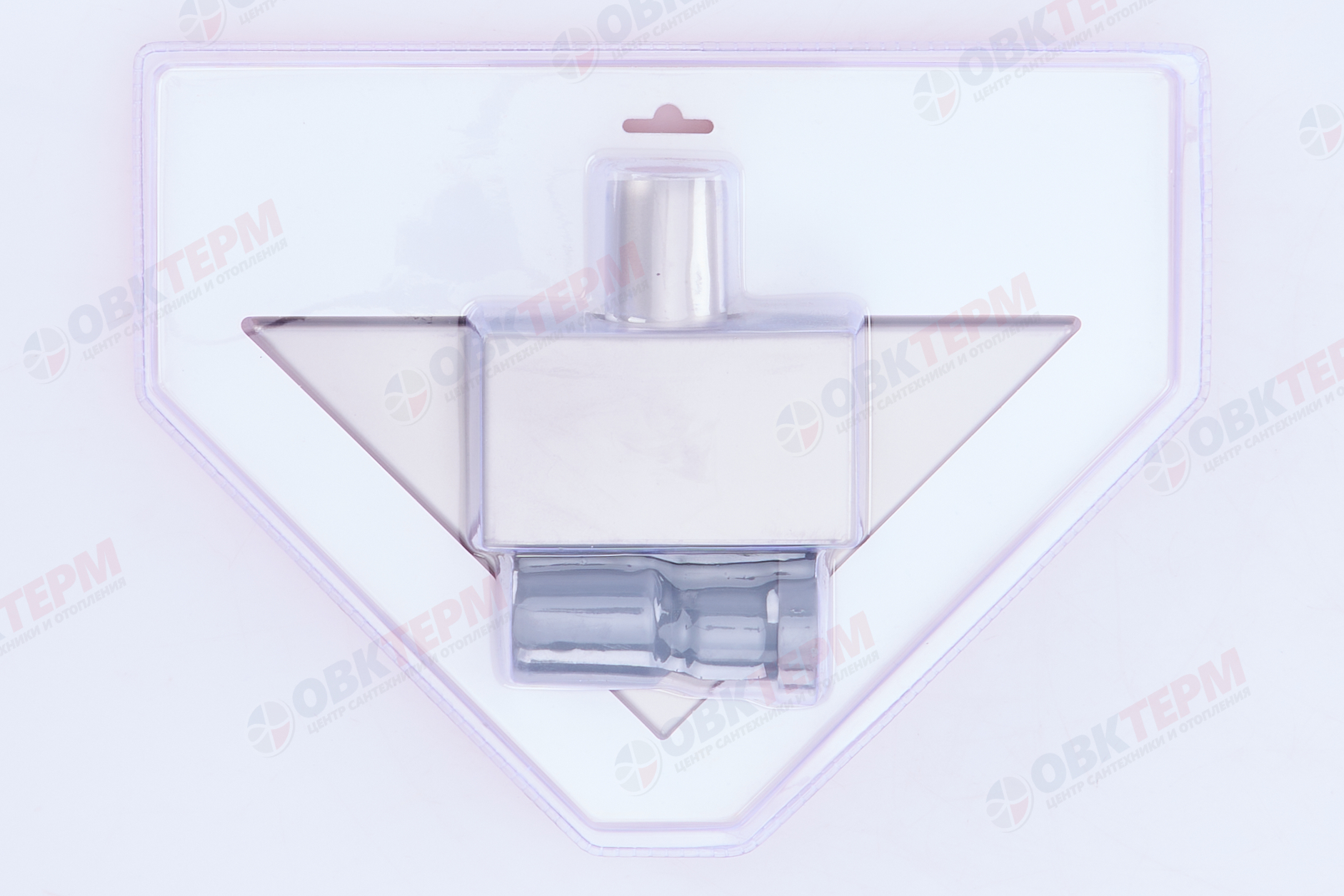 Трап 50 горизонтальный 20*20 треугол  нерж TIM (гидрозатвор)   (1шт/4упак) - Изображение №2