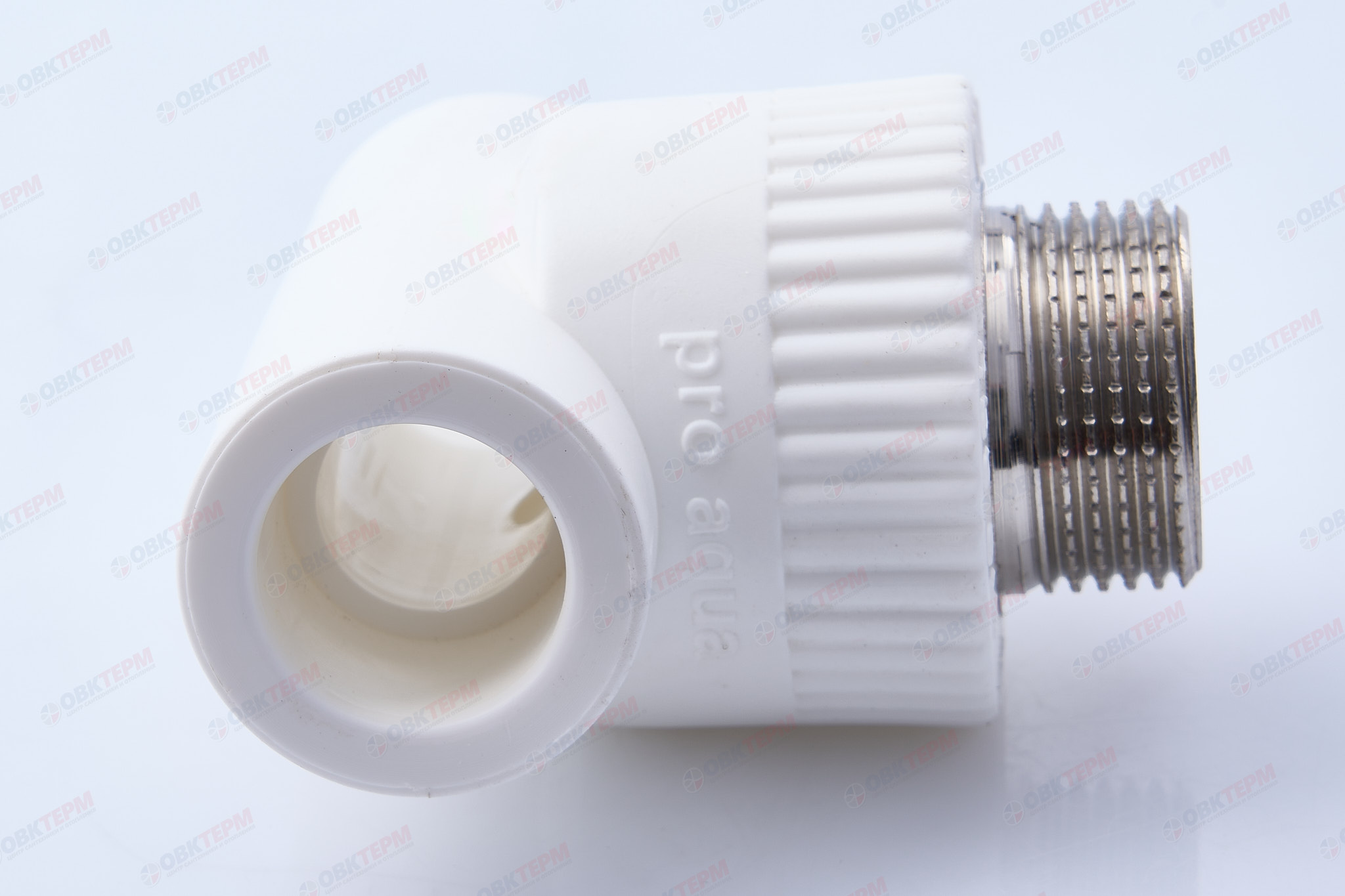 Тройник с МРН 20 * 3/4" * 20   БЕЛЫЙ   (PRO AQUA)     (100/10) - миниатюра №3