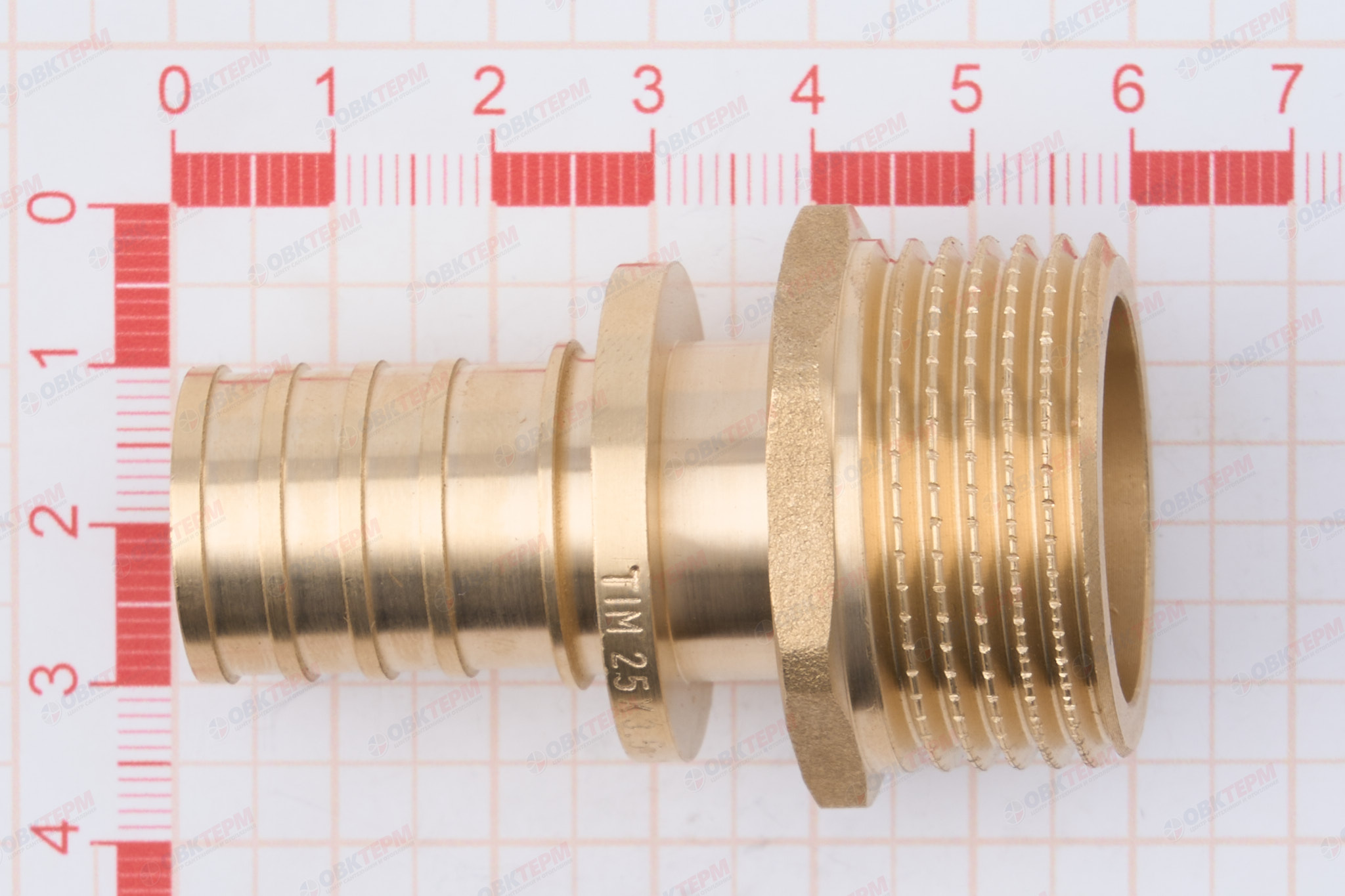 Муфта аксиальная  25-3,5 х 1" н    TIM       (160/20шт) - Изображение №5