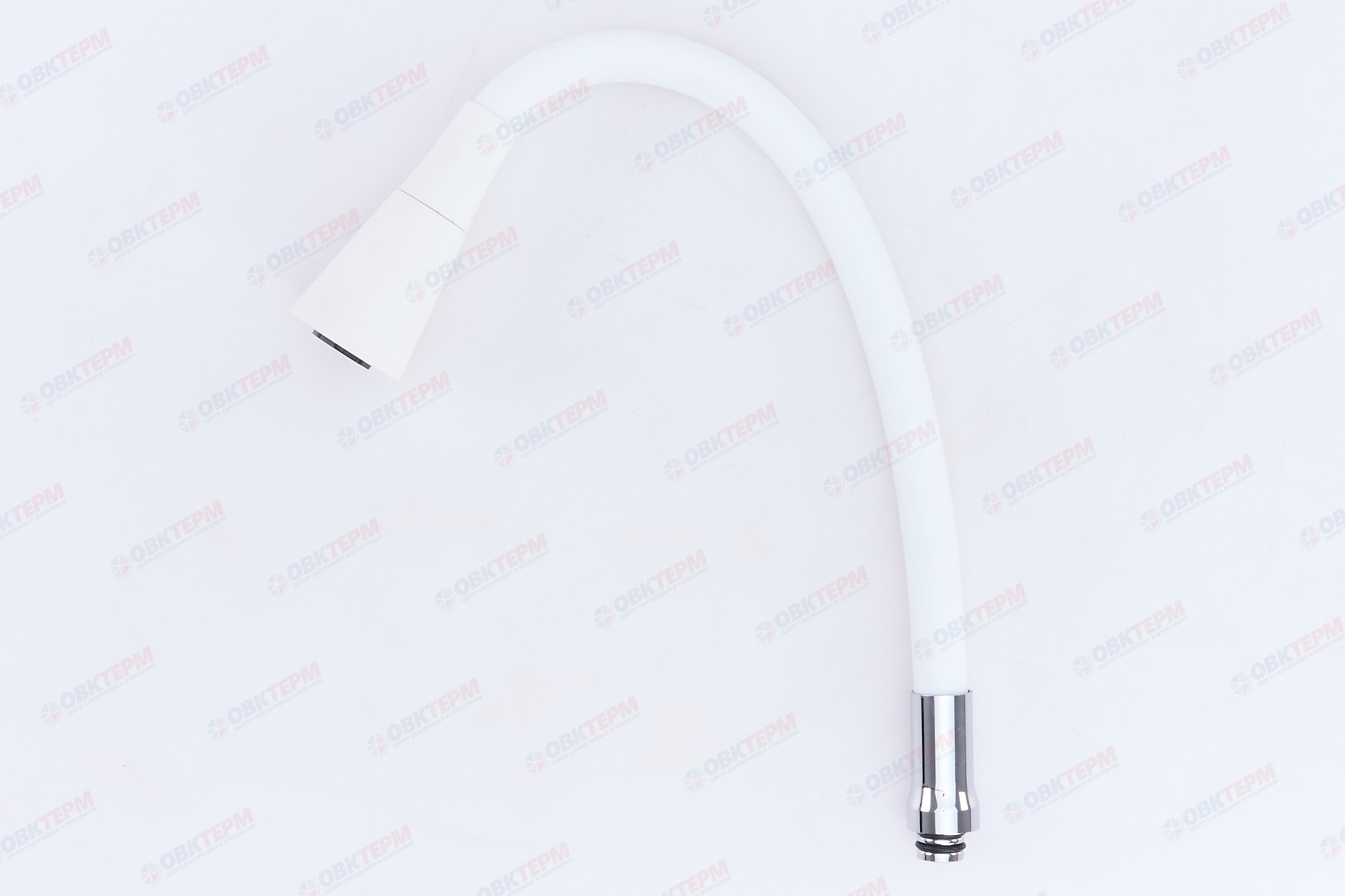 Излив силиконовый ZERIX SPS-02 WHITE под гайку (50 шт/ящ) - Изображение №1
