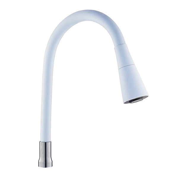 Излив силиконовый ZERIX SPS-02 WHITE под гайку (50 шт/ящ) - Изображение №2