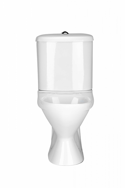 Унитаз-компакт ОК "АРГО" белый (прям выпуск, 1 режим, крышка ПП, ниж., подкл.)  770х640х355 мм - Изображение №2