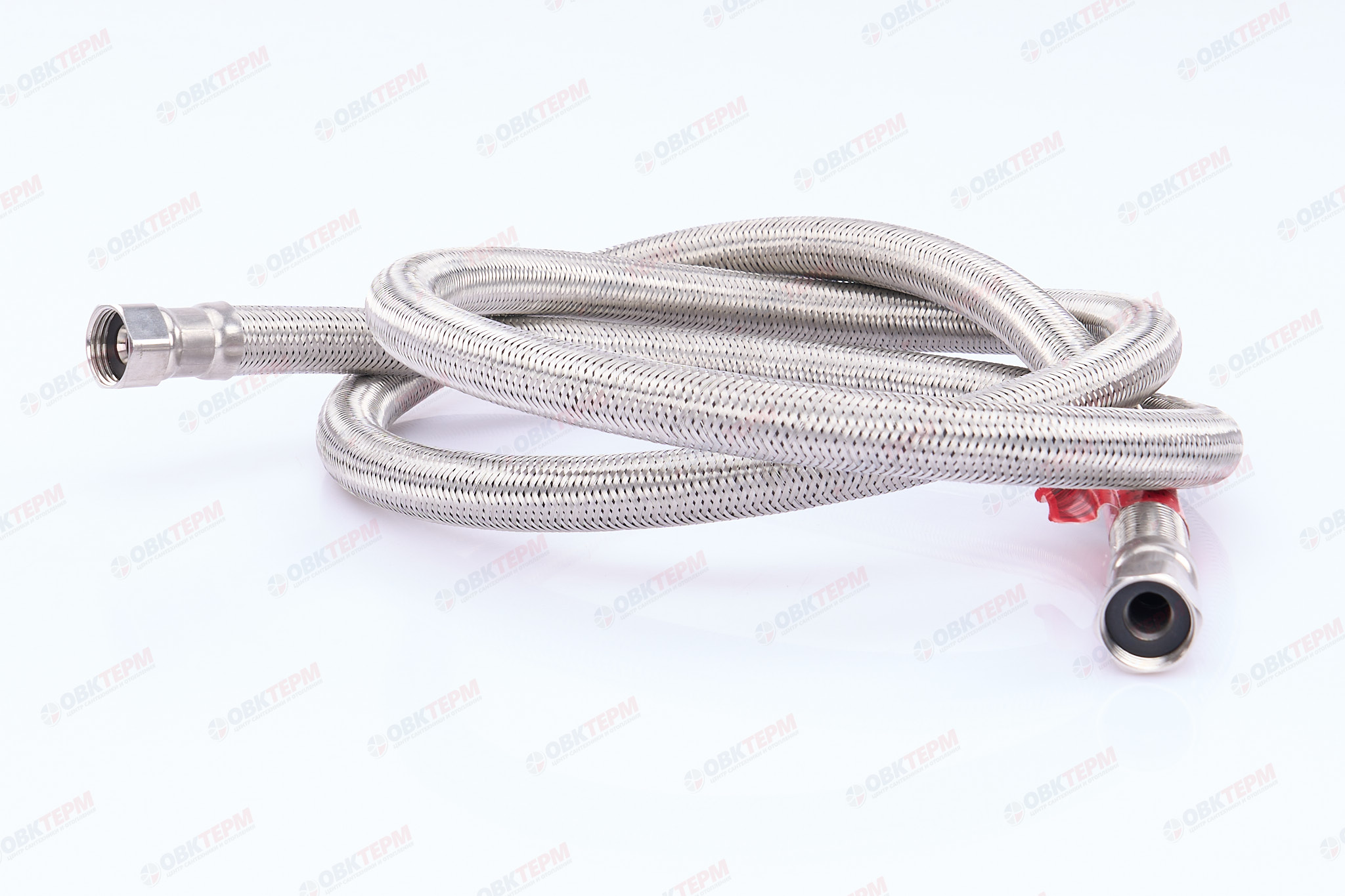 Шланг ГИГАНТ  1/2" * 1/2" ВВ,     1,8 м  "OVERCON" (20шт/ящ) - Изображение №1