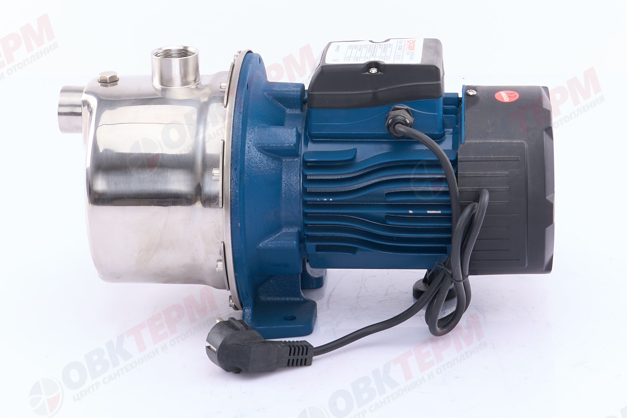 Насос центробежный  KJS 600 KOER (нерж)   (0,6кВт/40л.м./35м.) - миниатюра №3