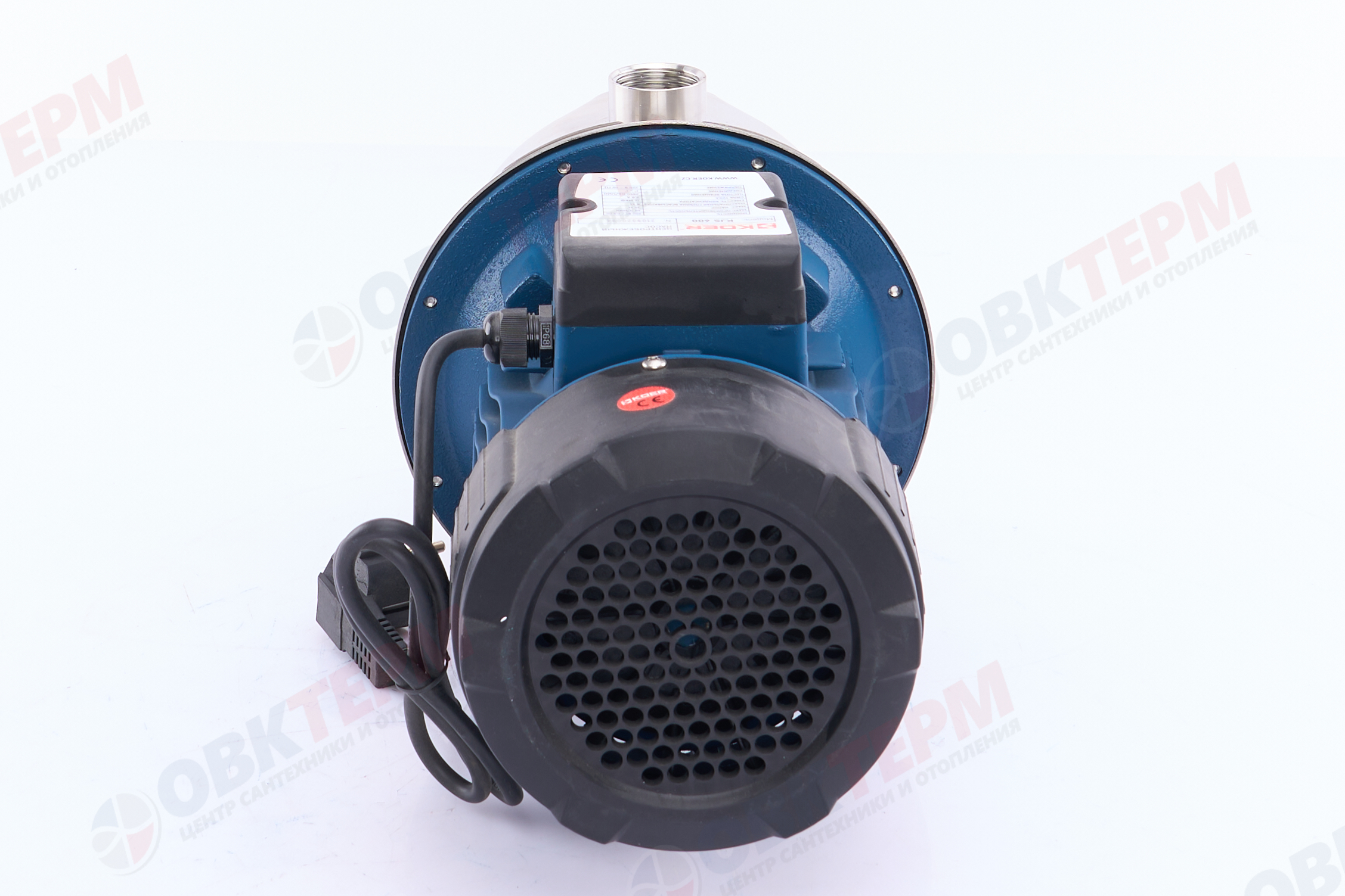 Насос центробежный  KJS 600 KOER (нерж)   (0,6кВт/40л.м./35м.) - миниатюра №5