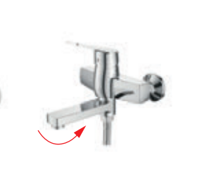 Смеситель д/ванны ZERIX TRS-009 EURO (LR3140) (10 шт/ящ) - изображение №1