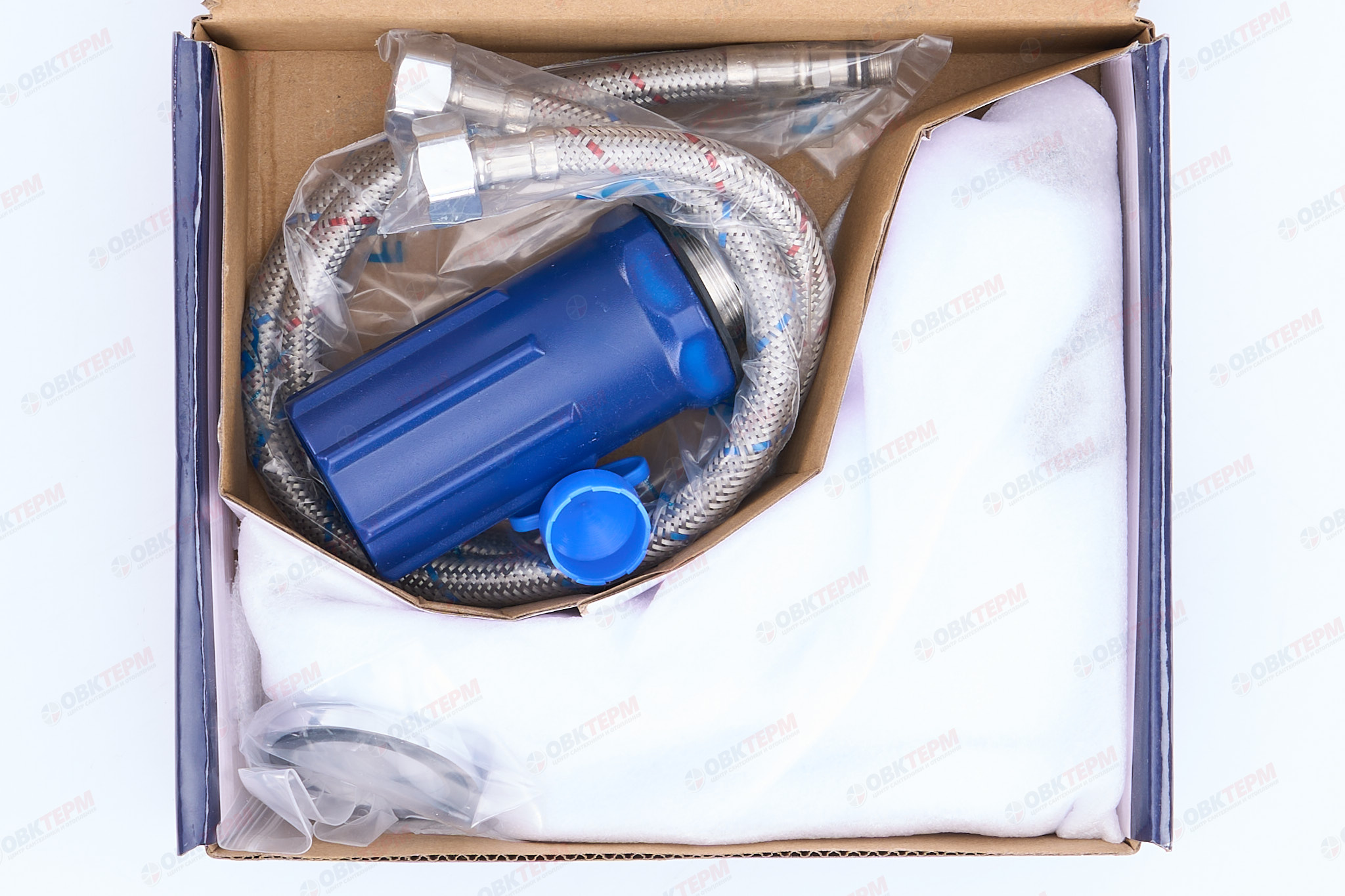 Смеситель д/умывальника FRAР F1045 белый/хром (Ø35, аэратор М24, на гайке) - миниатюра №12