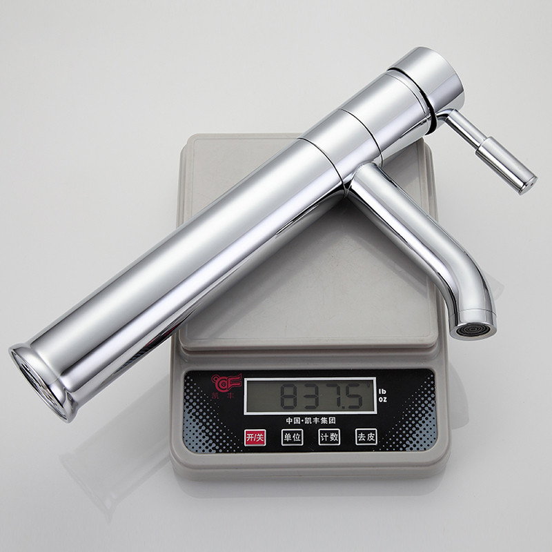 Смеситель д/раковины хром F1052-2  (ф40, на шпильке, поворотный высокий гусак) FRAP - миниатюра №2