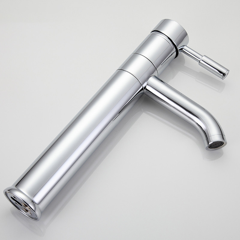 Смеситель д/раковины хром F1052-2  (ф40, на шпильке, поворотный высокий гусак) FRAP - миниатюра №5