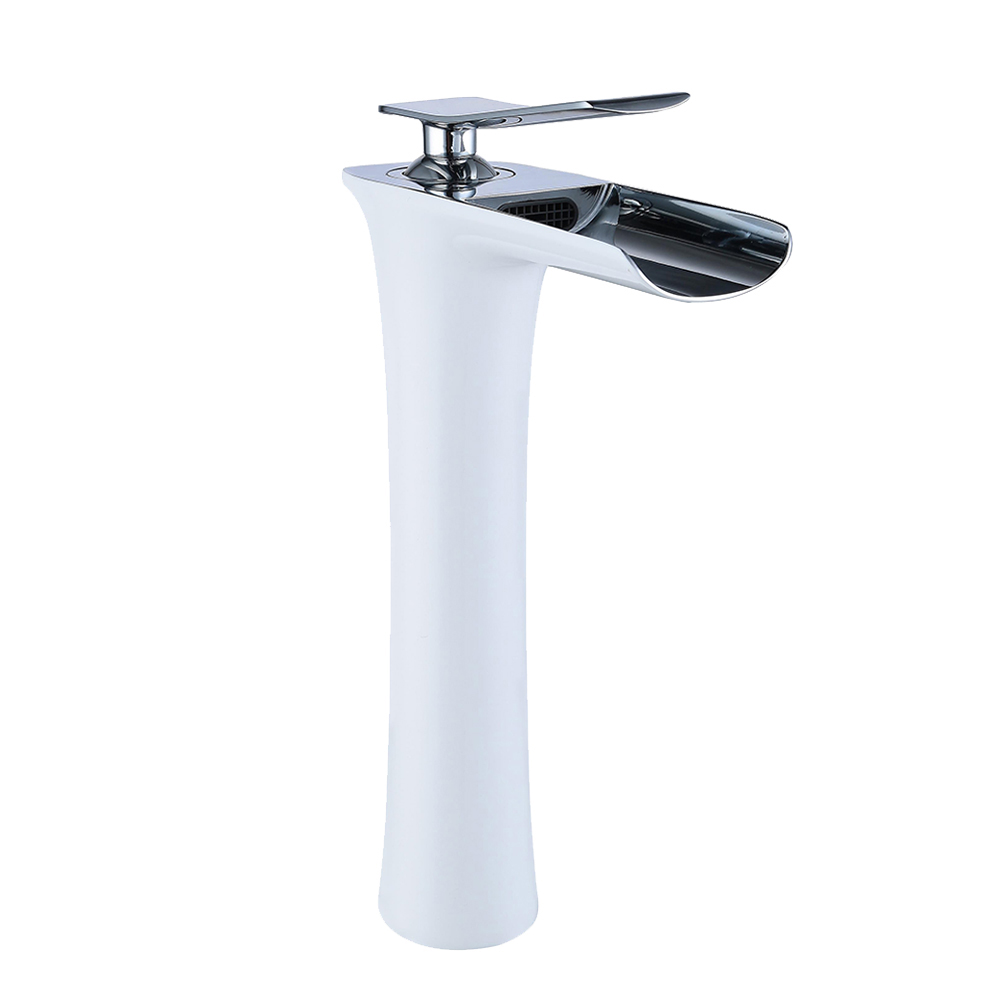 Смеситель д/раковины хром F1052-53 белый   FRAР - изображение №1