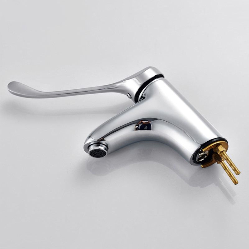 Смеситель д/раковины хром F1054             (ф40, на шпильке)  FRAР - миниатюра №3