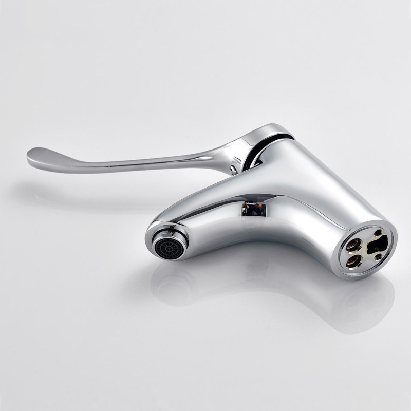 Смеситель д/раковины хром F1054             (ф40, на шпильке)  FRAР - миниатюра №4